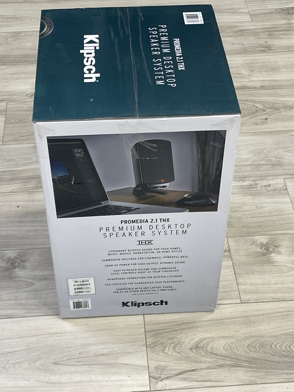 Klipsch ProMedia 2.1 THX Multimedia Speaker System Black Wired New