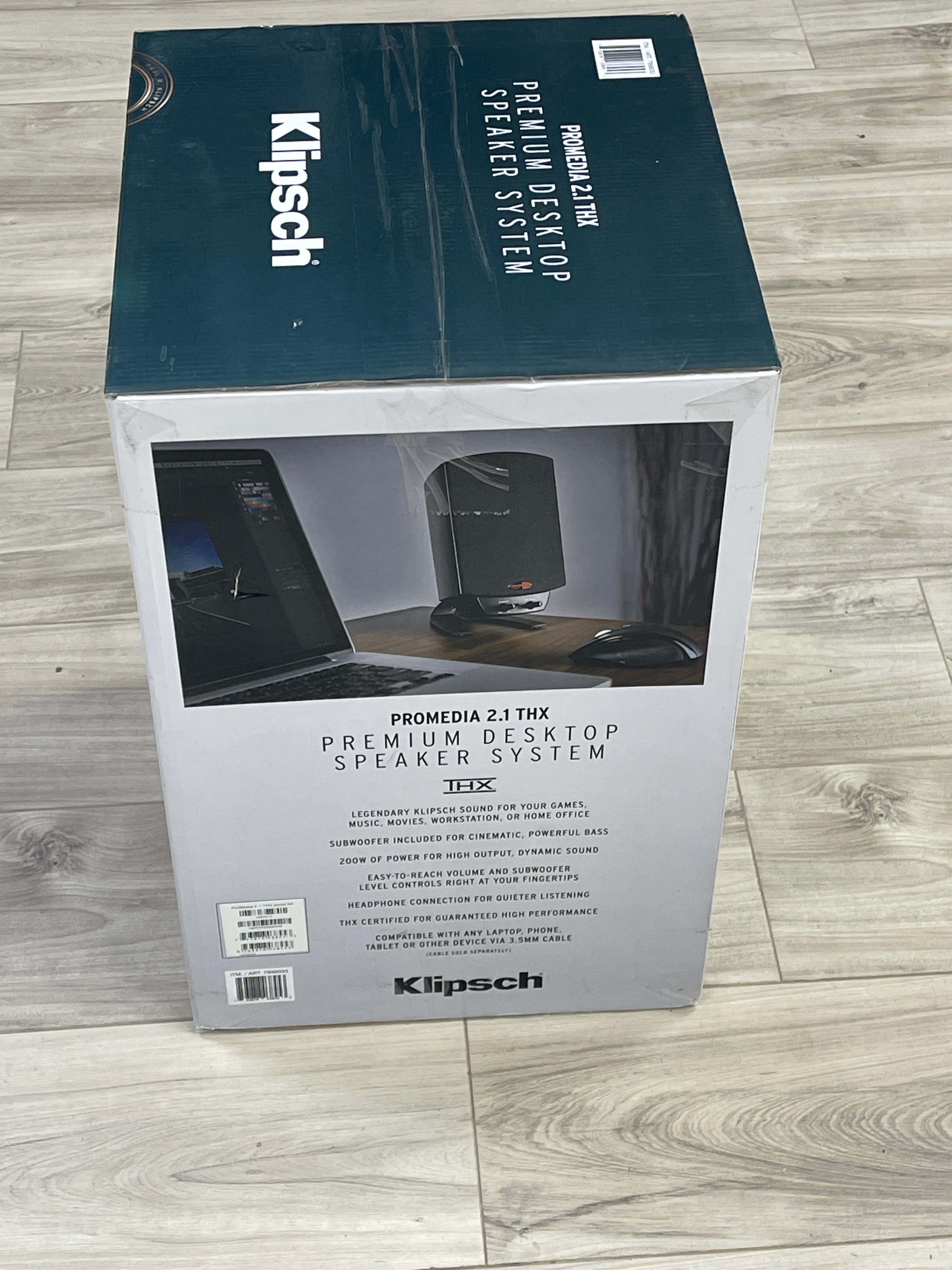 Klipsch ProMedia 2.1 THX Multimedia Speaker System Black Wired New