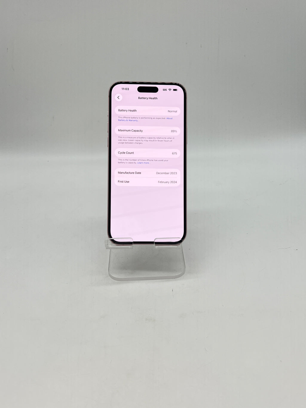 Apple iPhone 15 Plus 256GB Pink Unlocked - Used