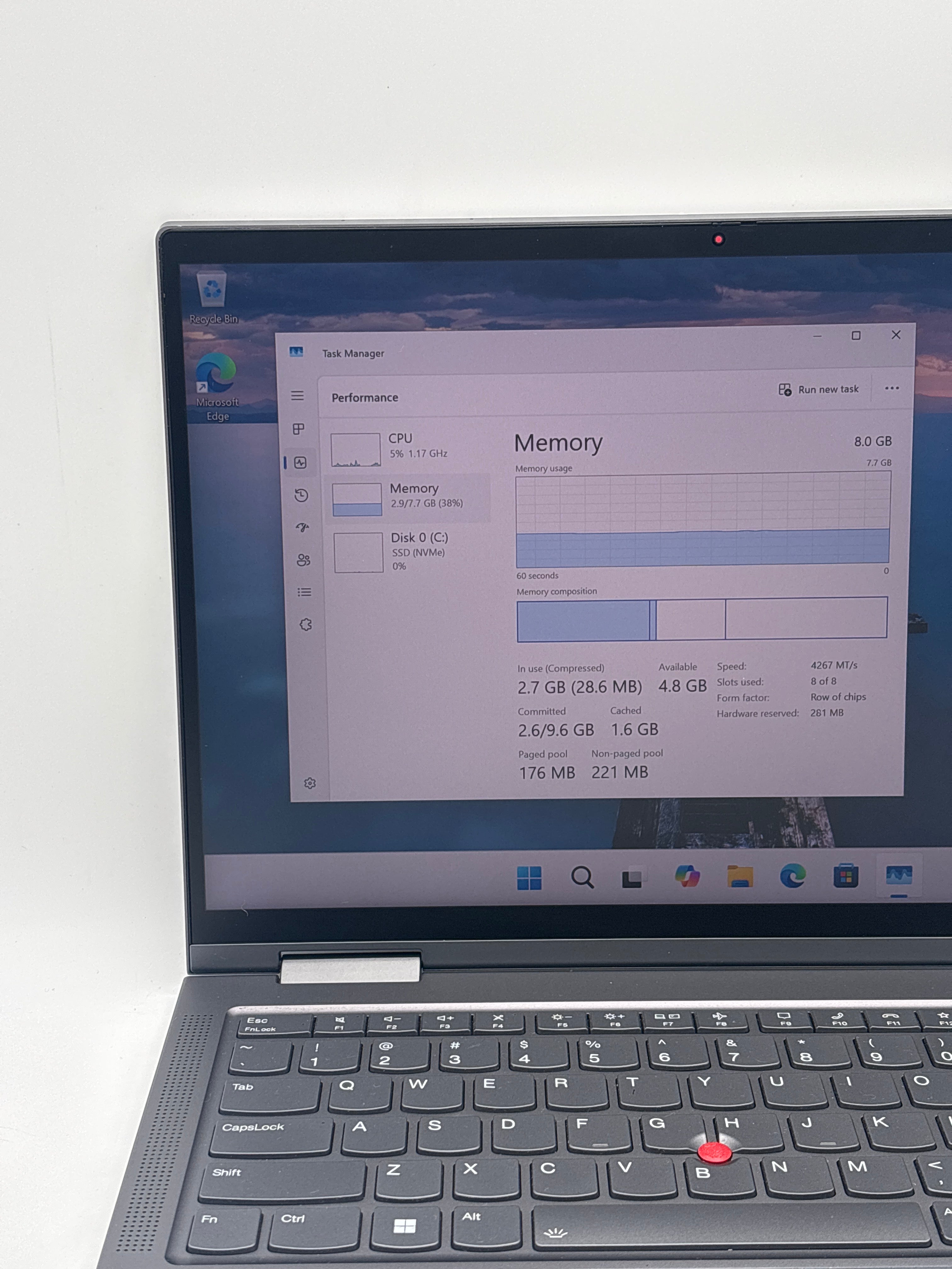 Lenovo ThinkPad X1 Yoga Gen 6 i5-1135G7 8GB RAM 512GB SSD - For Parts (Read DESC)