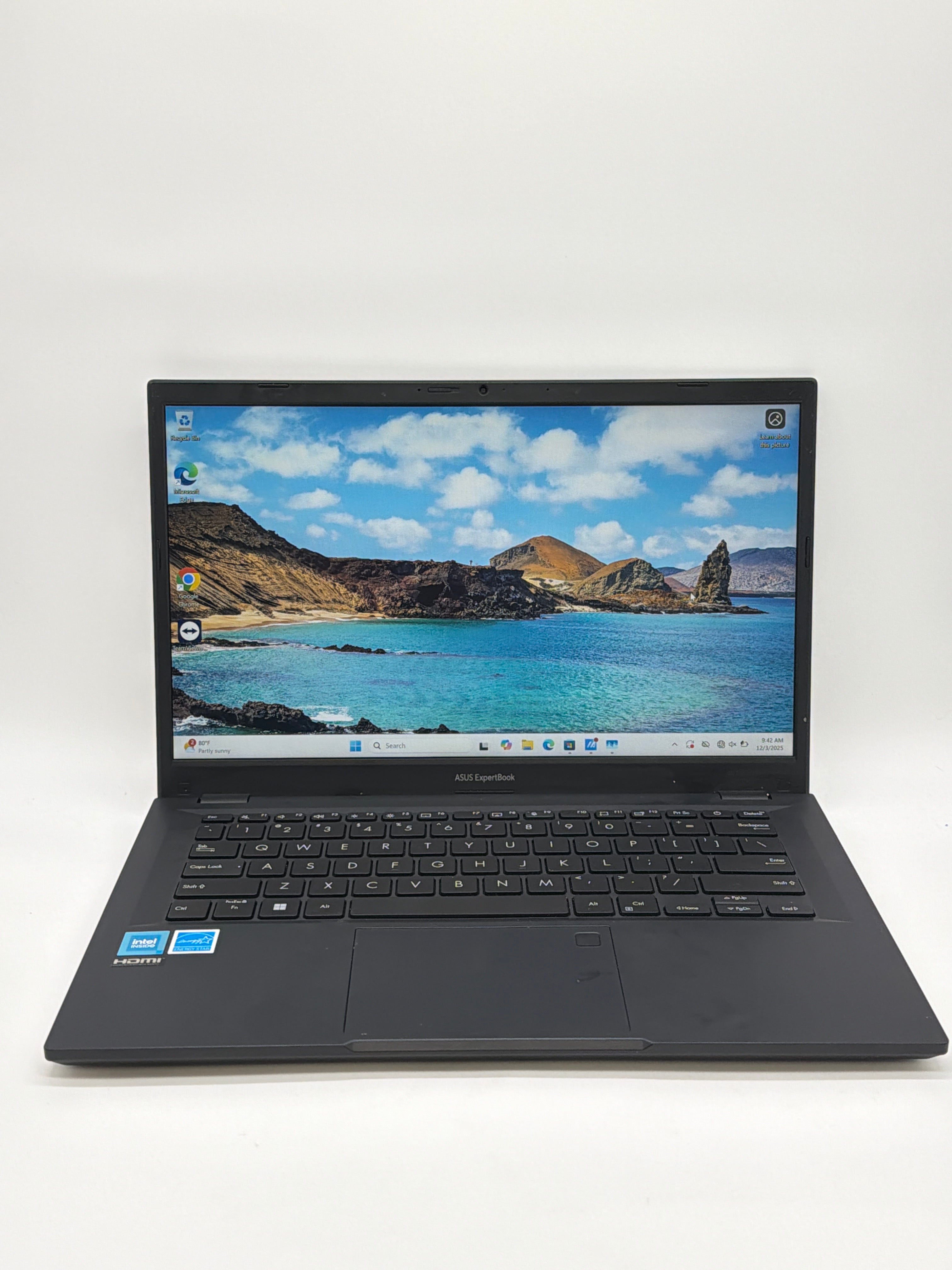 Asus ExpertBook 14 B1402CG 14 Inch Intel N100 4GB RAM 128GB SSD Blue Used