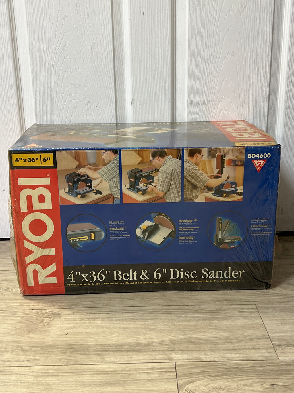 RYOBI BD4600 4x36 6" Belt Disc Sander - New In Box