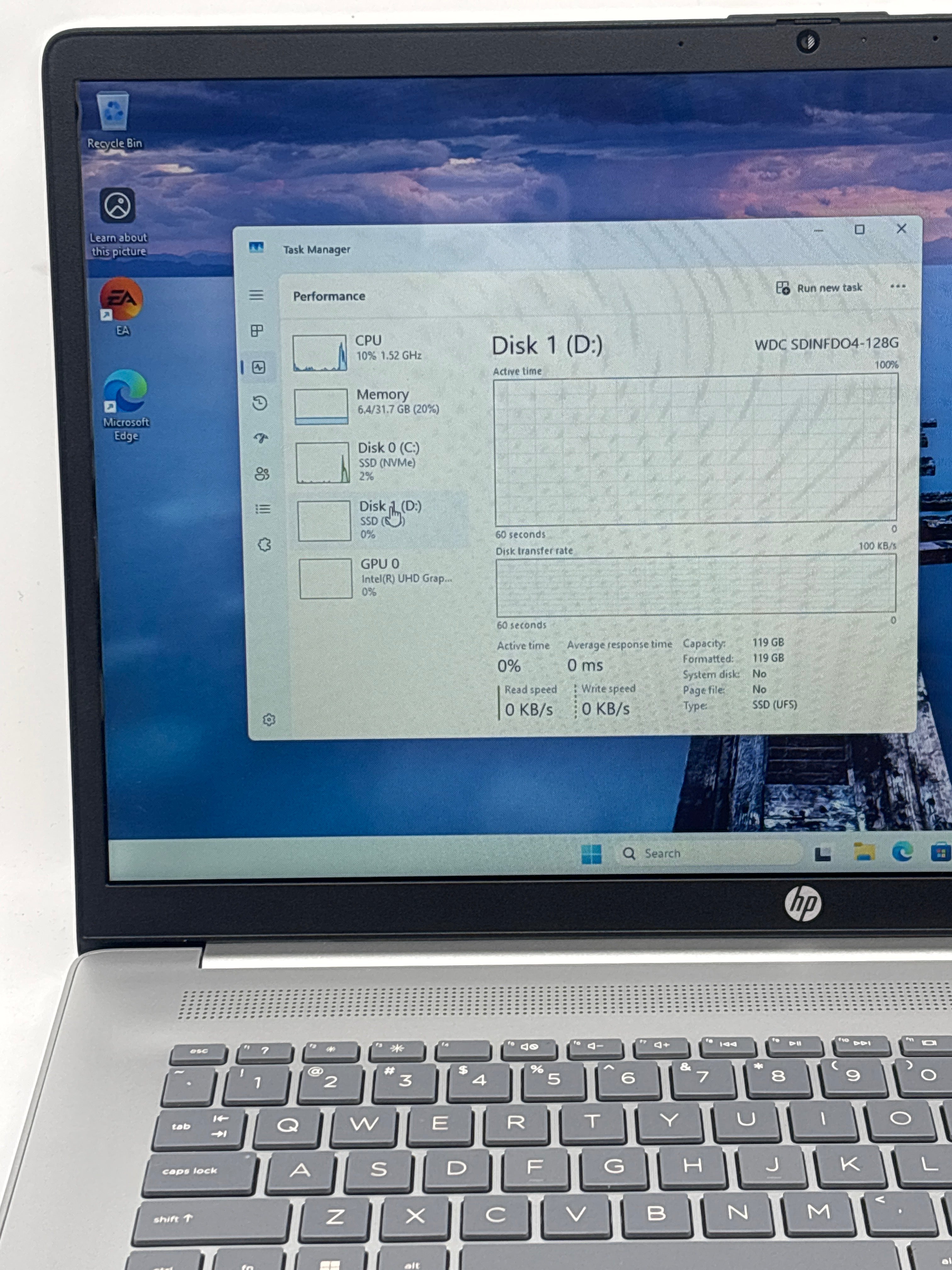 HP 17-cn3103nr i3-N305 32GB RAM 1.2TB SSD - Touch Screen