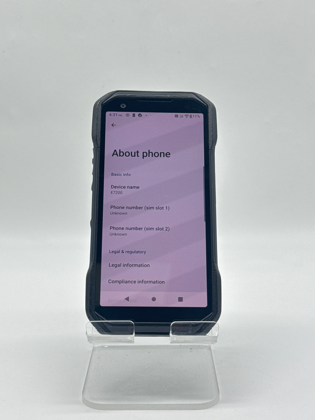 Kyocera DuraForce Pro 3 128GB Black Rugged Compatible with Verizon - For Parts