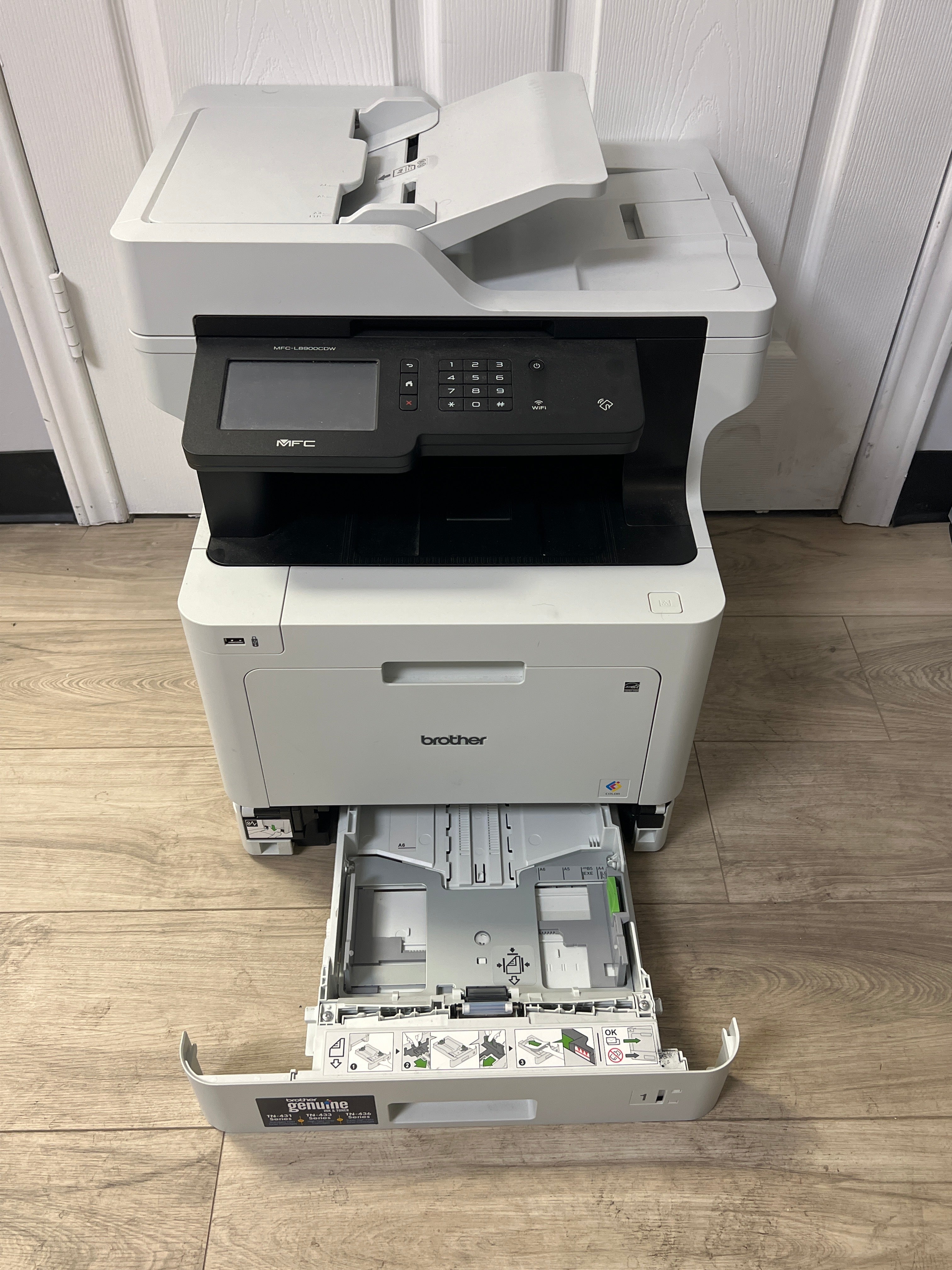 Brother MFC-L8900CDW All-In-One Color Laser Multifunction Printer - White
