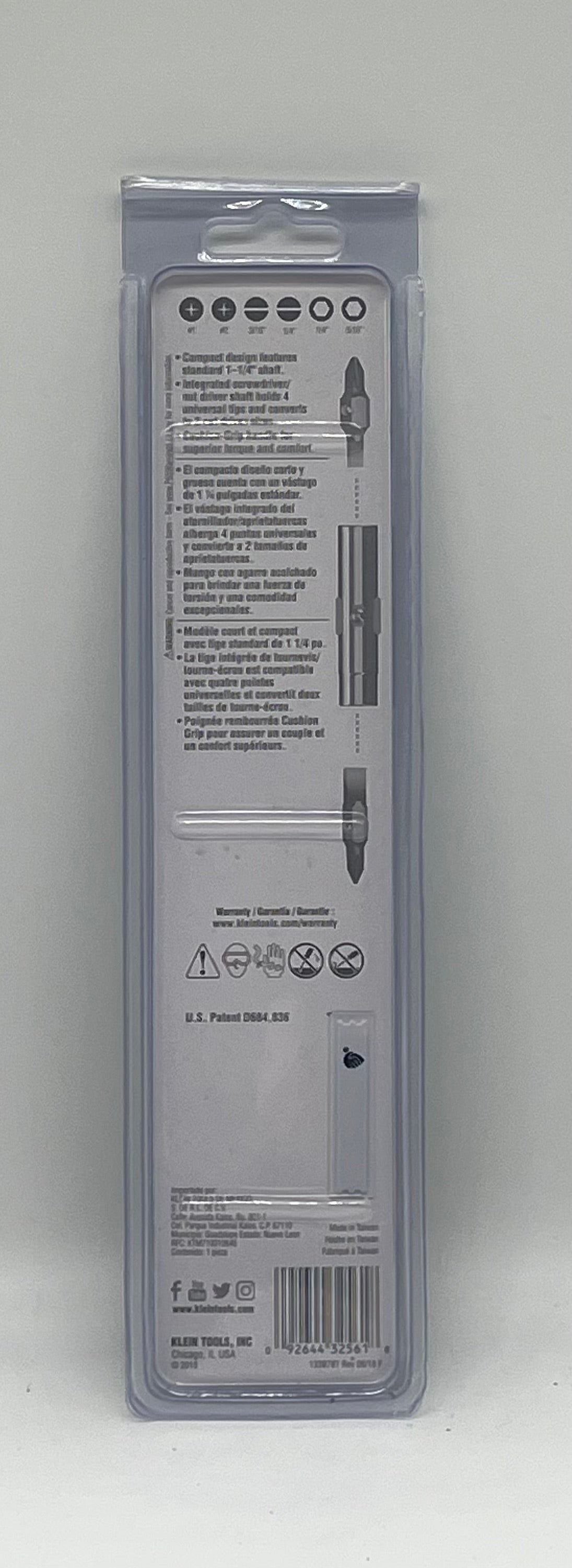Klein Tools Stubby Multi Bit Screwdriver 32561 - New In Box