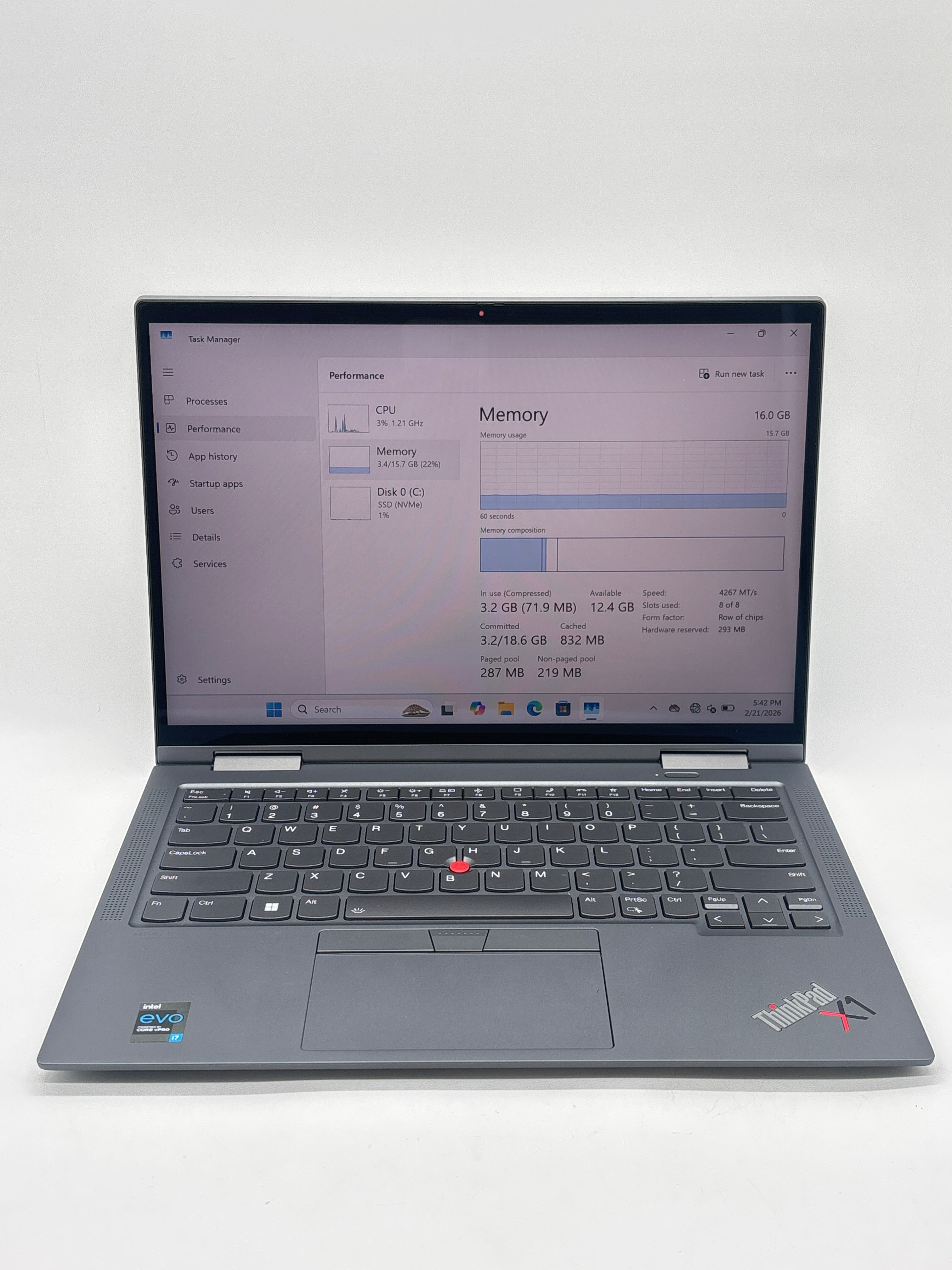 Lenovo ThinkPad X1 Yoga Gen 6 14 i7-1185G7 16GB RAM 512GB SSD - For Parts (Read DESC)
