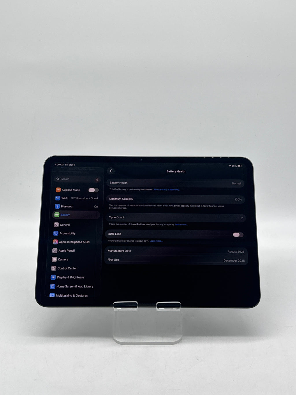 Apple iPad Pro 11" M5 256GB Wi-Fi Space Black - Used