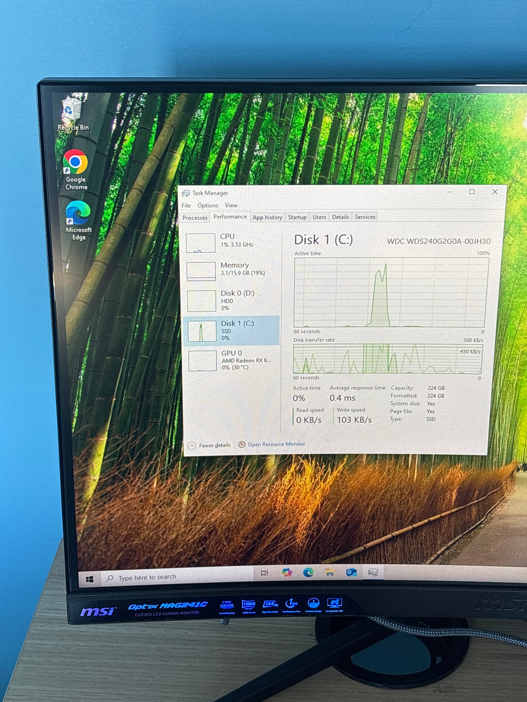 CyberPower PC Ryzen 5 3600 16GB RAM 2TB HDD 256GB SSD Radeon RX 6650 XT