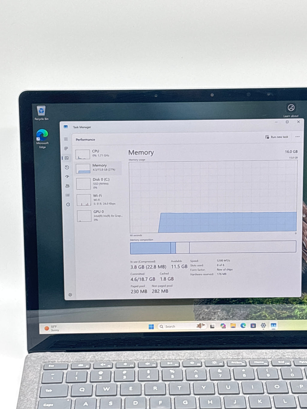 Microsoft Surface Laptop 5 1950 i7-1265U 16 GB RAM 512 GB