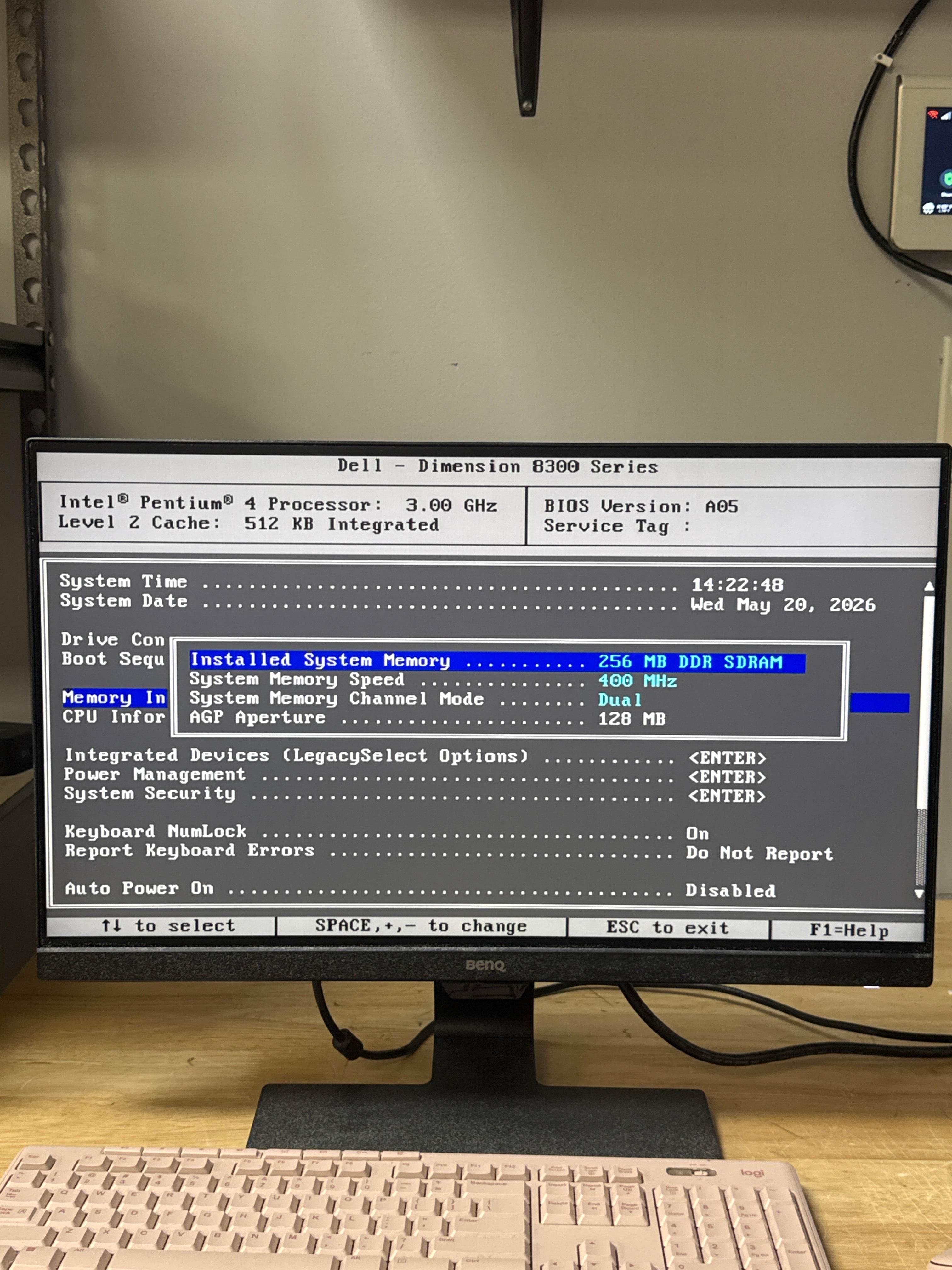 Dell Dimension 8300 Tower Desktop Intel Pentium 4 3GHz 256MB RAM No HDD No OS