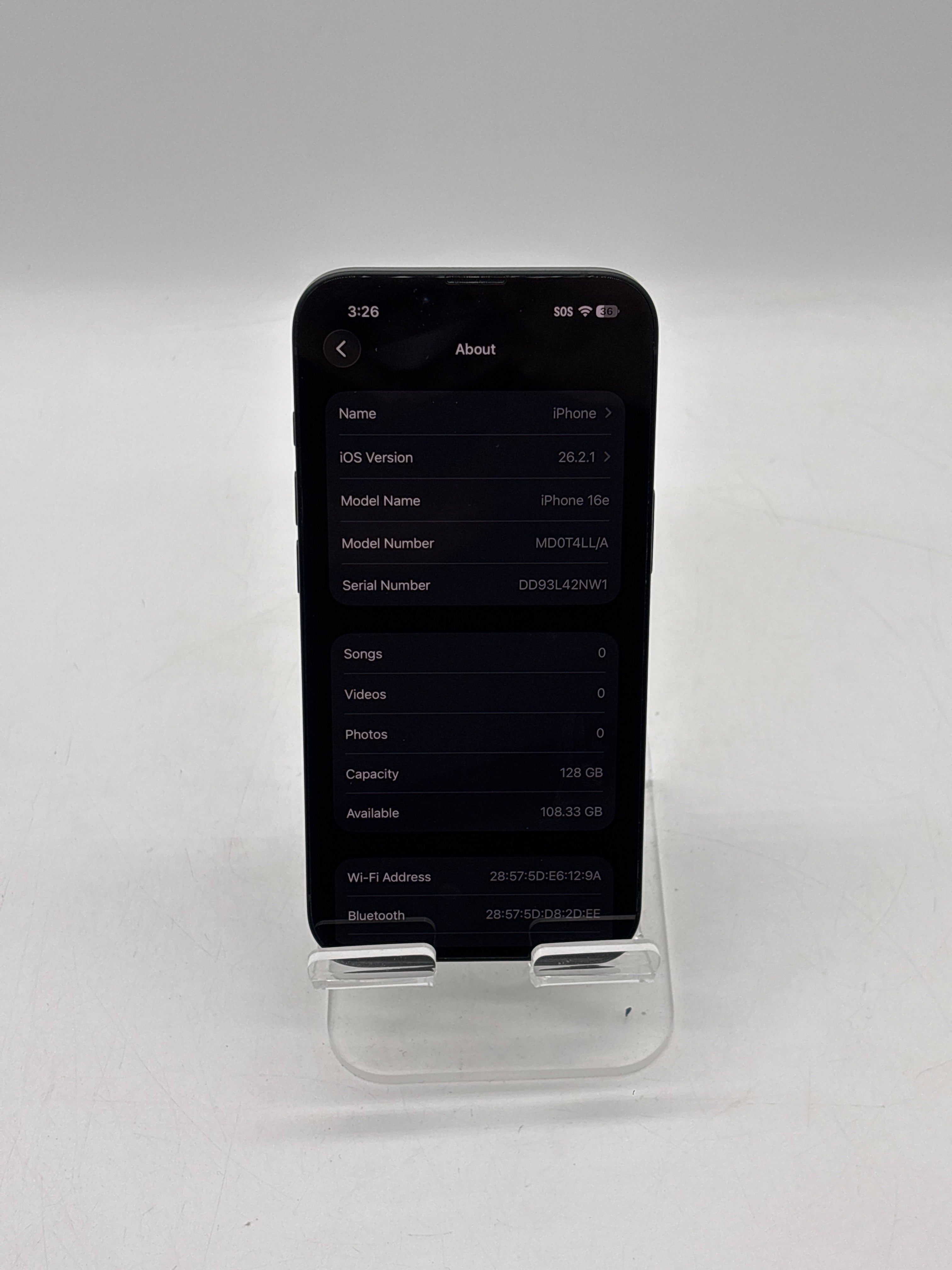 Apple iPhone 16e 128GB Black - Boost Mobile