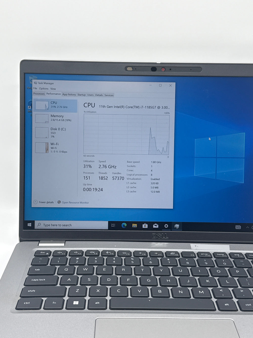 Dell Latitude 5420 Intel Core i7-1185G7 16GB RAM 256GB SSD