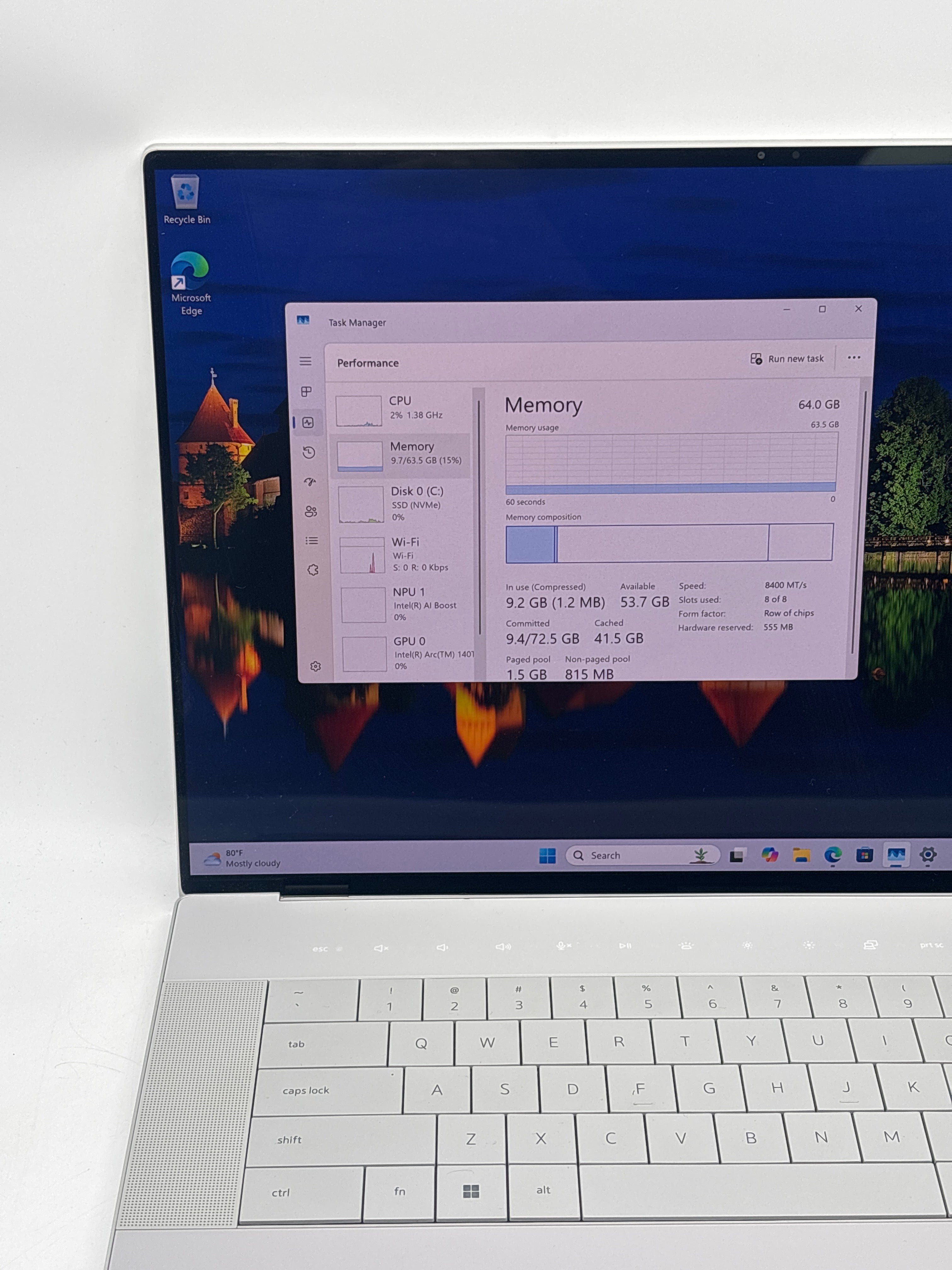 Dell XPS 16 Premium DA16250 Touch Ultra 9 285H 64GB RAM 2TB SSD RTX 5070
