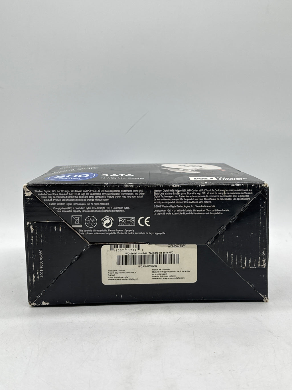 Western Digital Sata 500 GB HDD New Open Box Blue