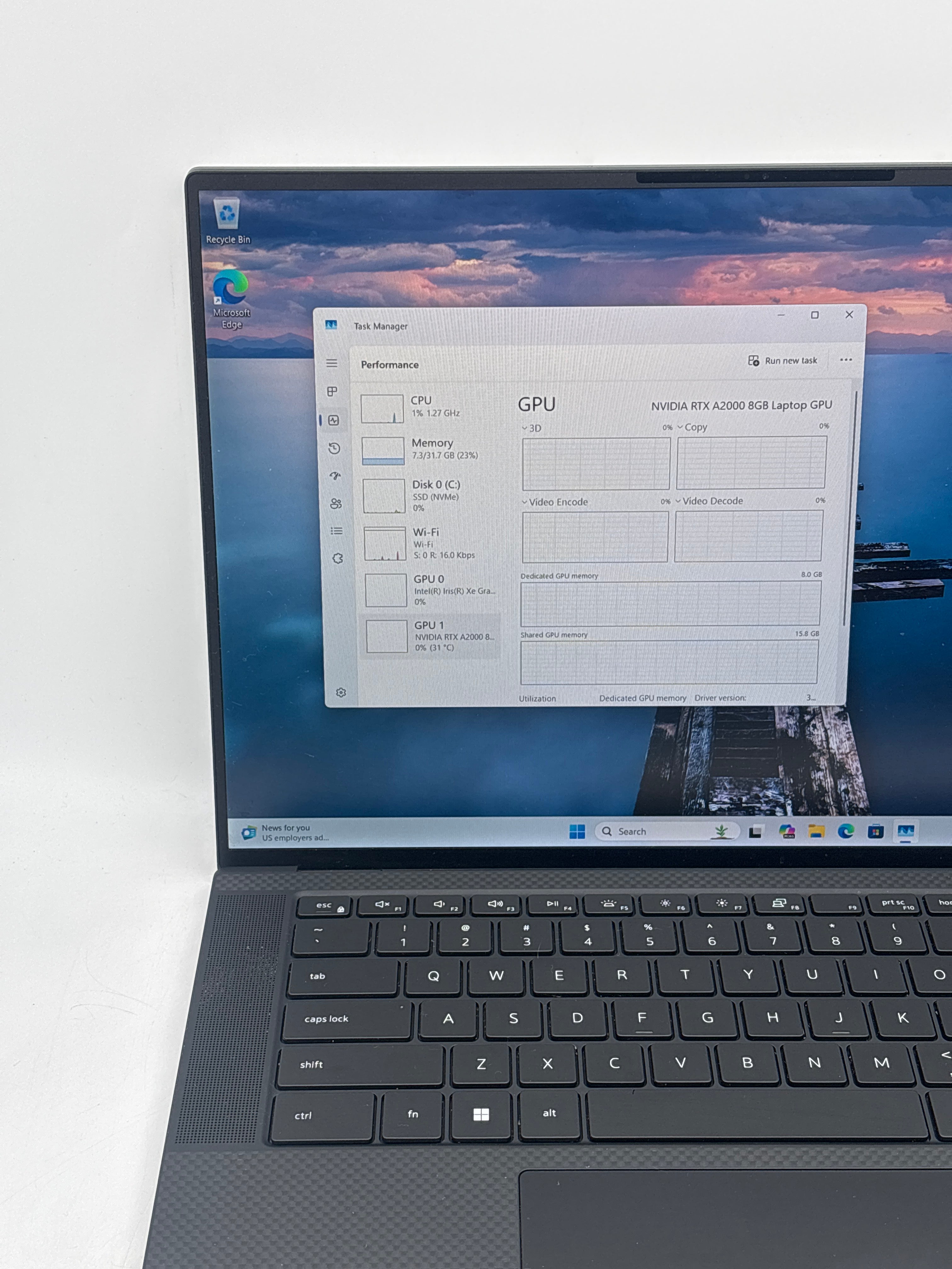 Dell Precision 5570 i7-12700H 32GB RAM 512GB SSD RTX A2000 - Remotely Managed