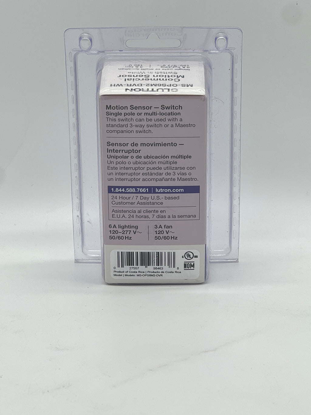 Lutron Motion Sensor Wireless White MS-OPS6M2-WH