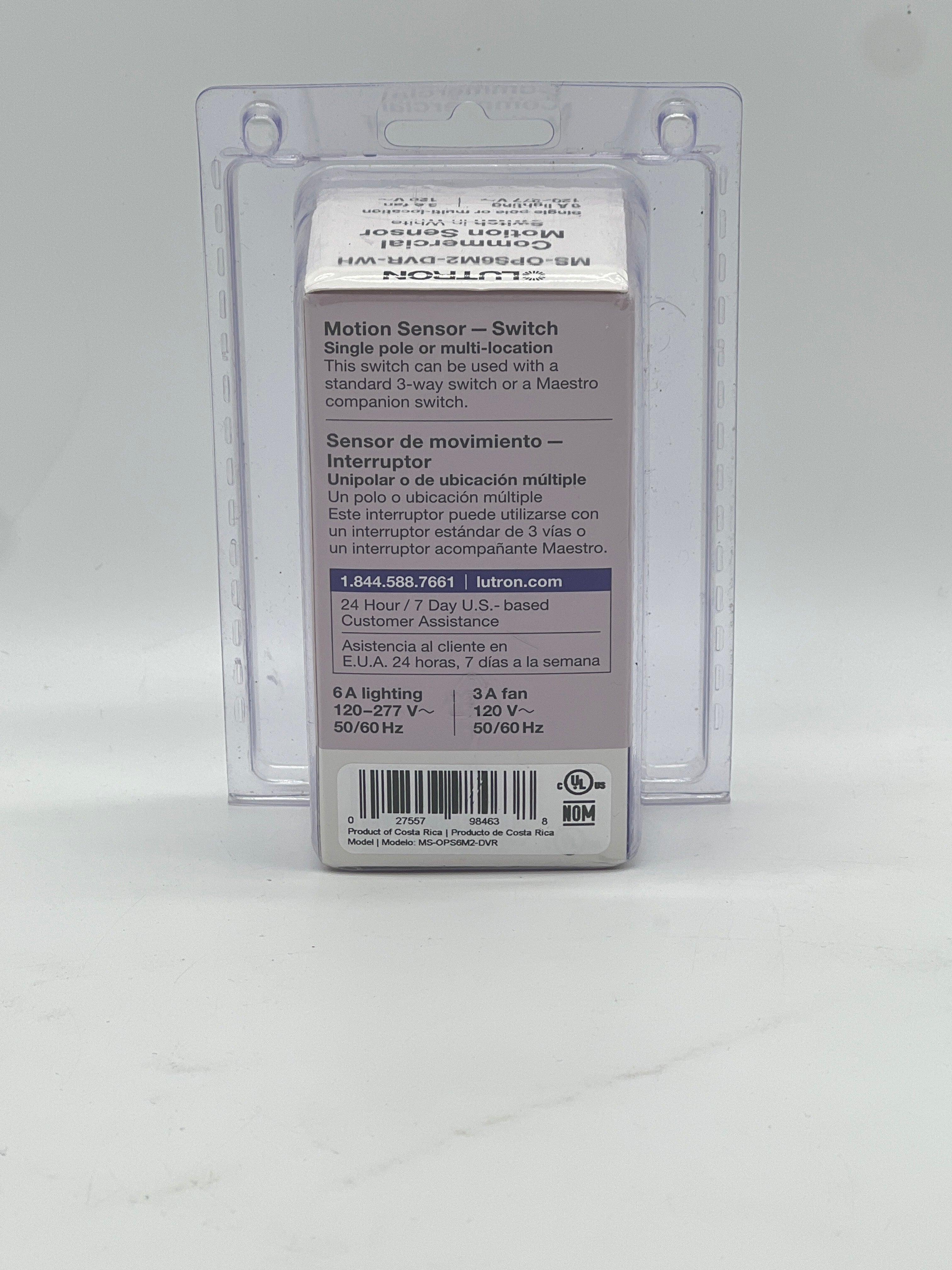 Lutron Motion Sensor Wireless White MS-OPS6M2-WH