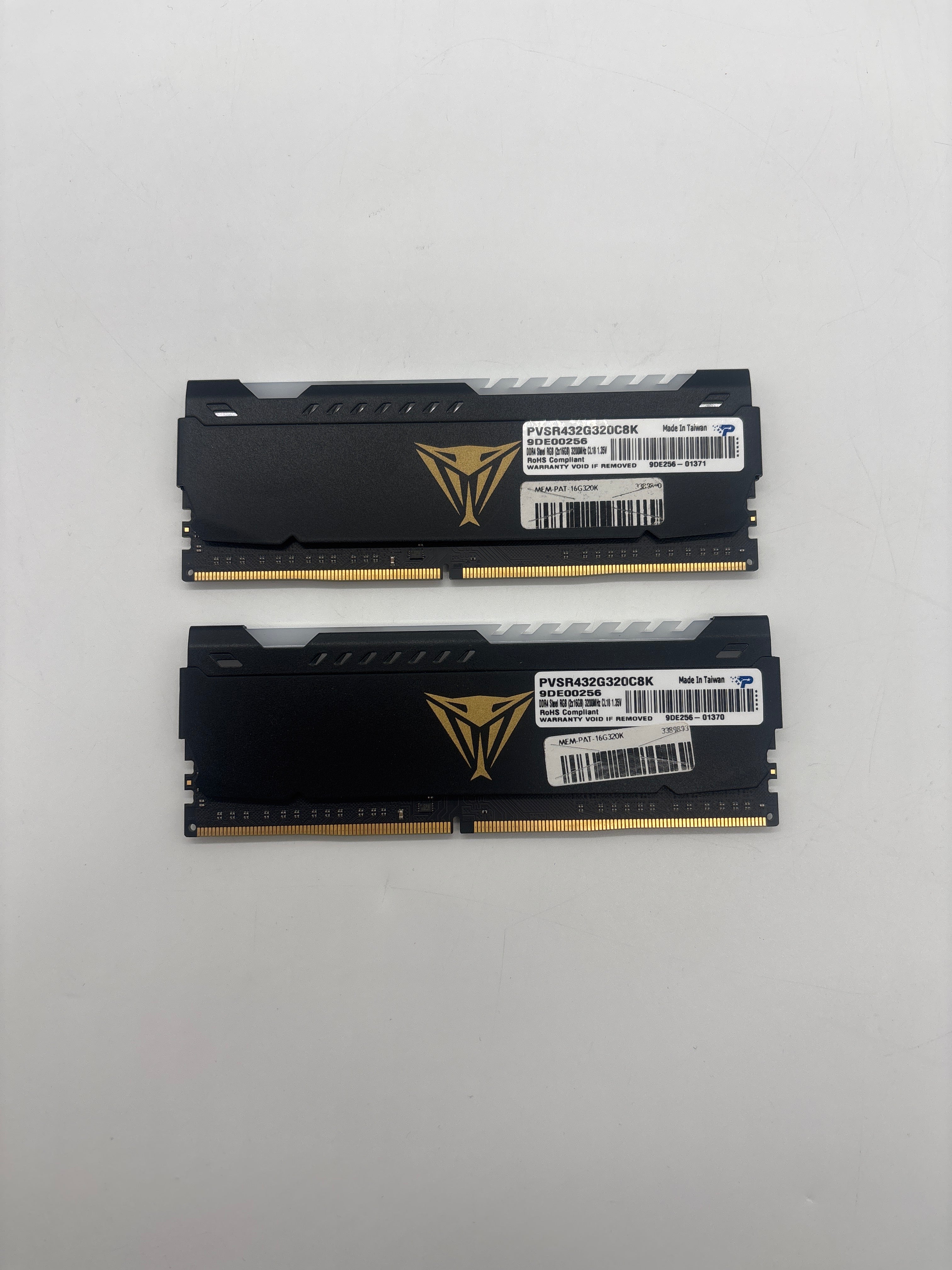 Patriot Viper Steel RGB 2x16GB (32GB Total) DDR4 3200 RAM