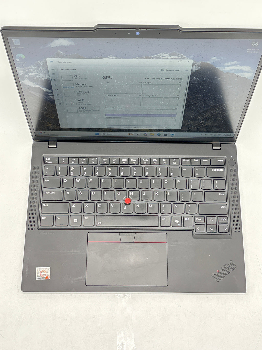 Lenovo ThinkPad T14 Gen 5 Ryzen 5 PRO 8540U 16GB RAM 512GB SSD Black - Used