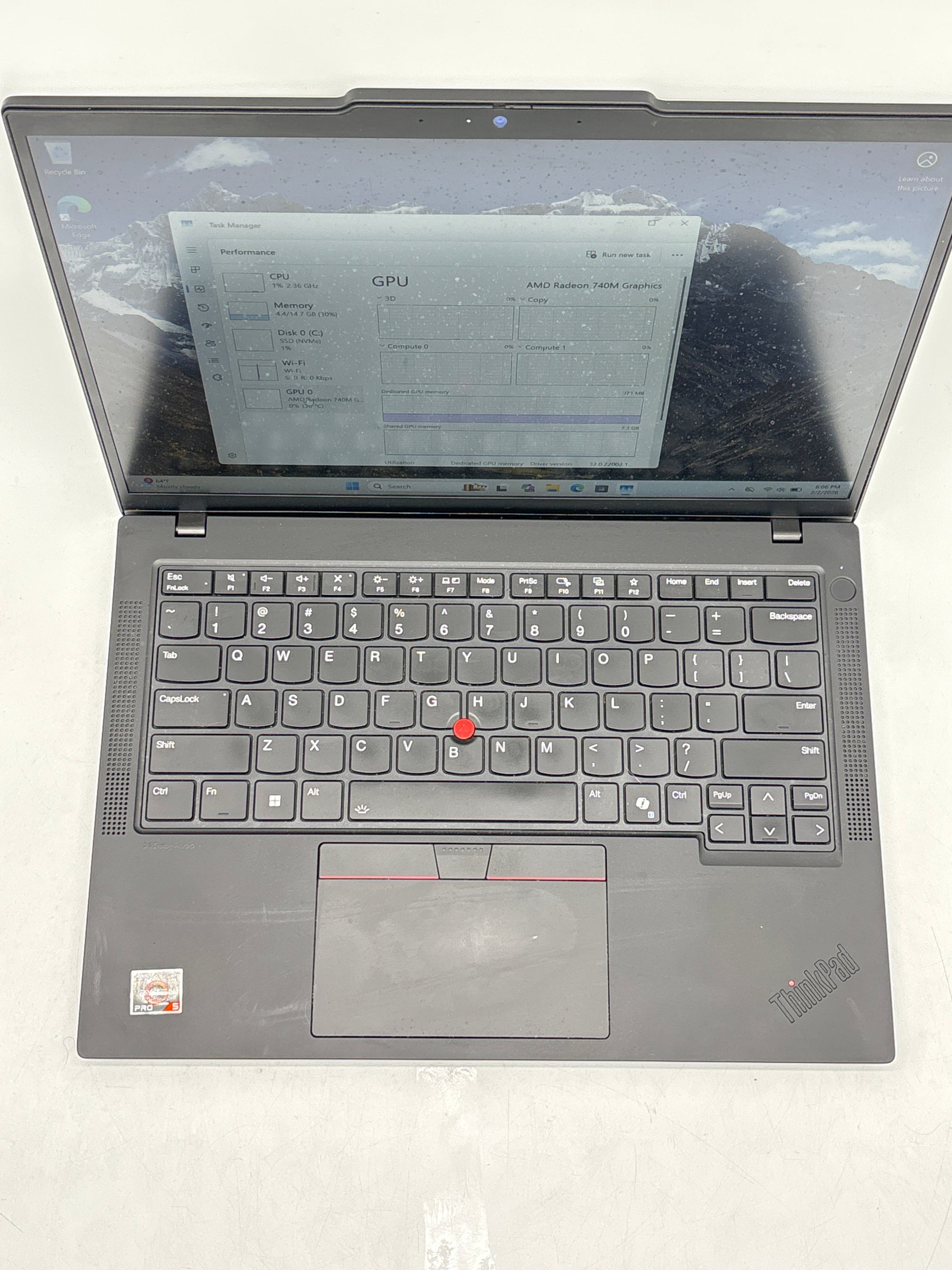 Lenovo ThinkPad T14 Gen 5 Ryzen 5 PRO 8540U 16GB RAM 512GB SSD Black - Used