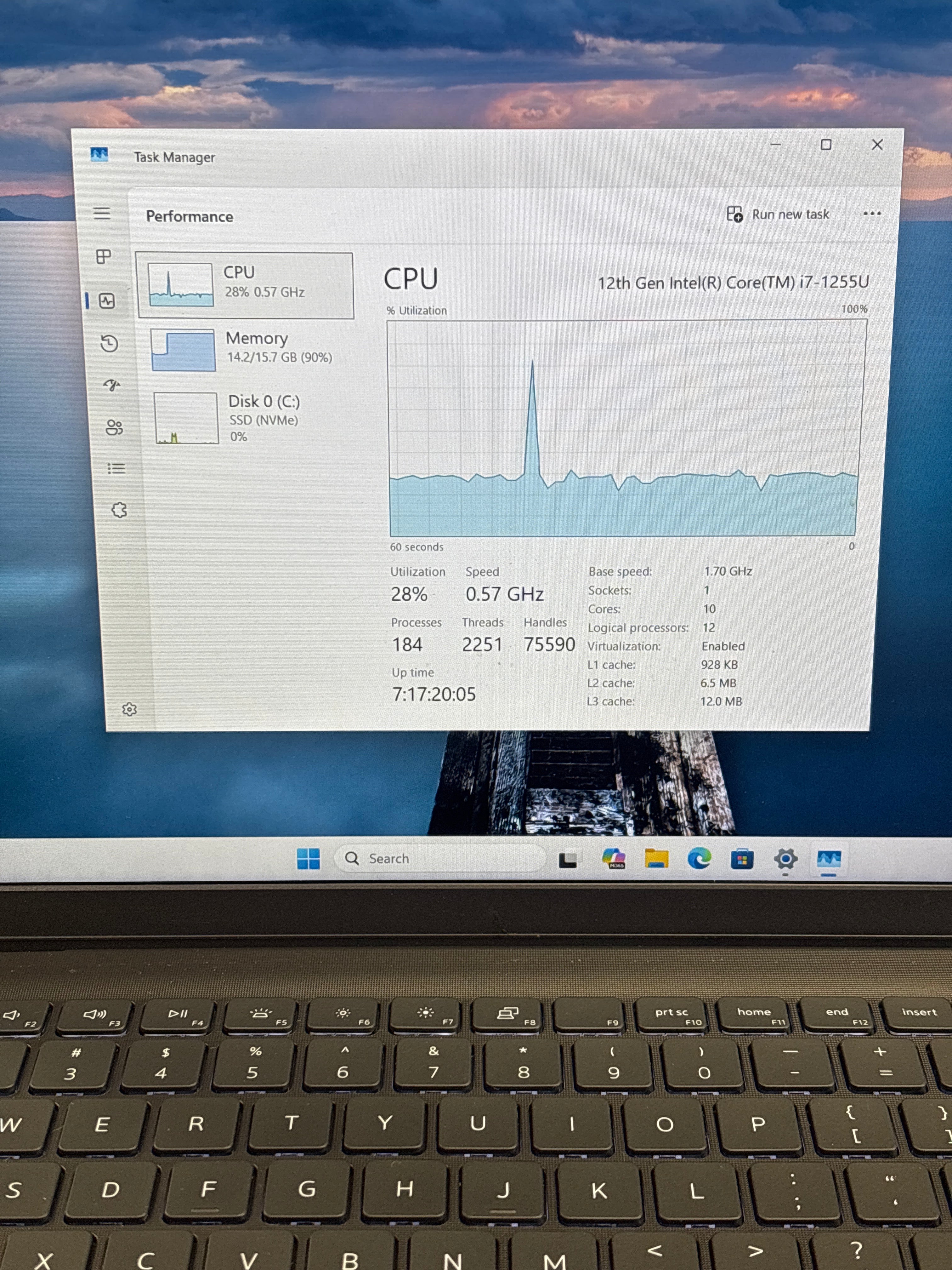 Dell Vostro 3520 i7-1255U 16GB RAM 512GB SSD - For Parts (Bad Battery)