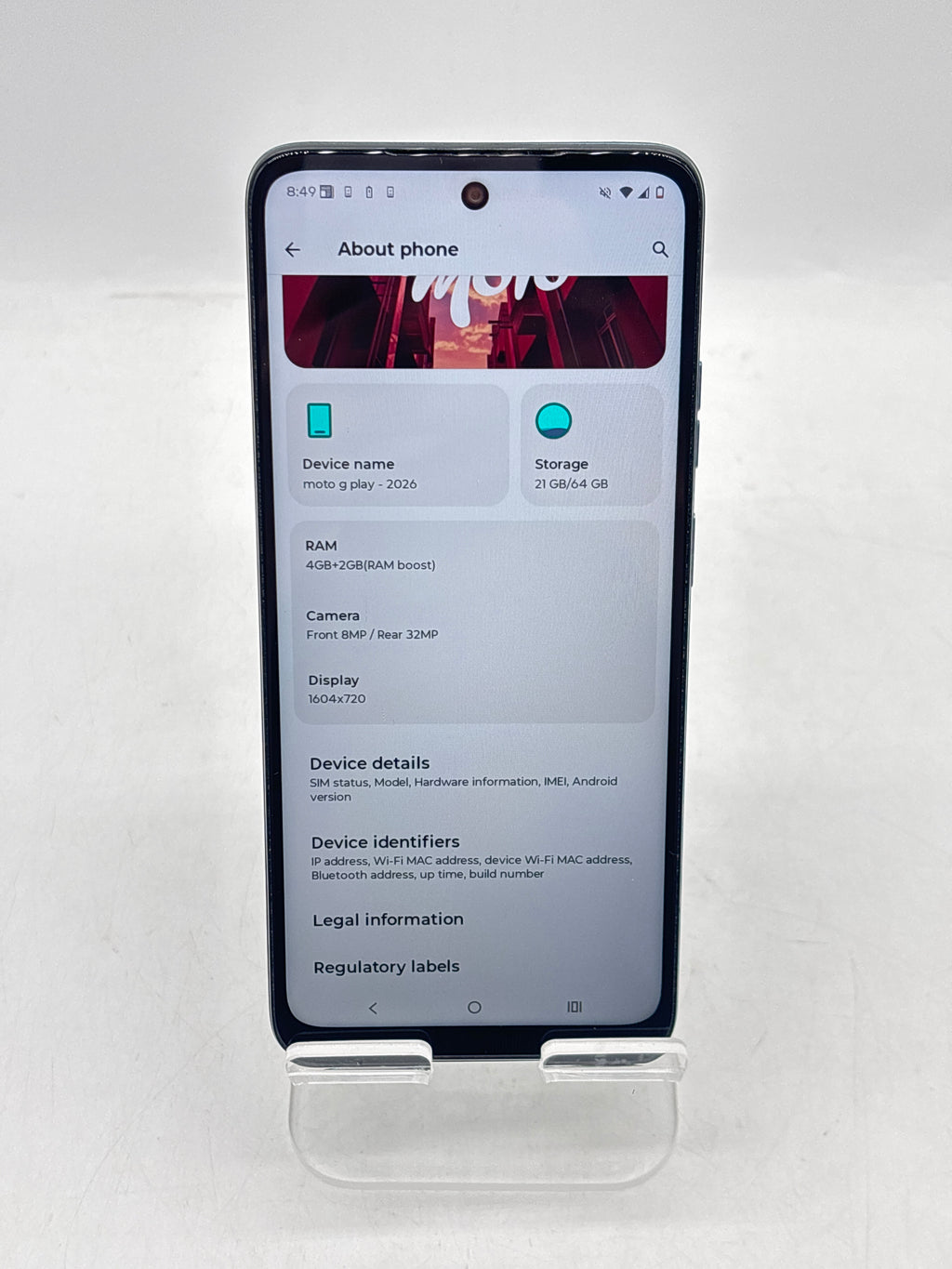 Motorola Moto G 2026 64GB Blue Network Unlocked - Used