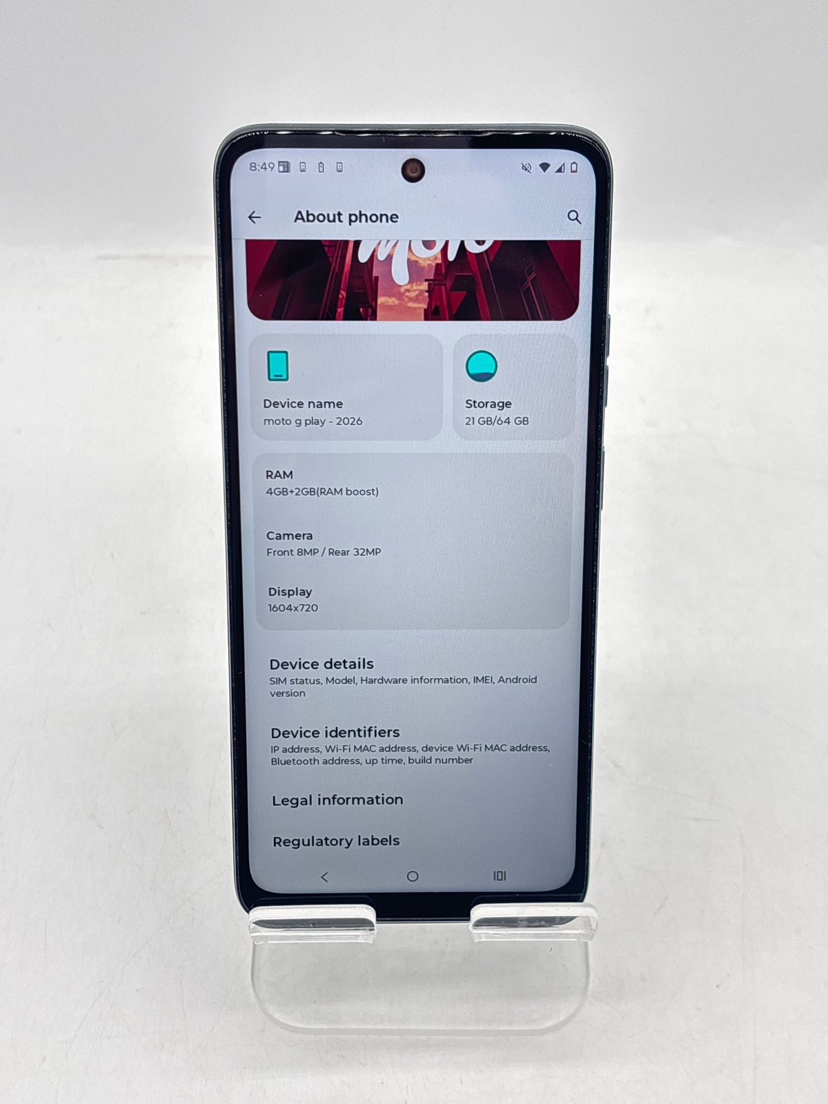 Motorola Moto G 2026 64GB Blue Network Unlocked - Used