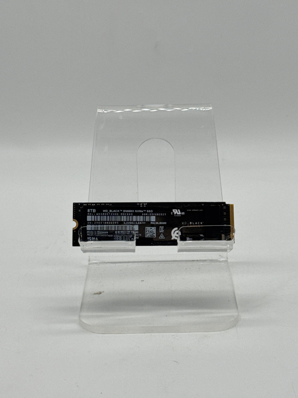 Western Digital WD Black SN850X 8TB M.2 NVMe Gen4 SSD Black - Used