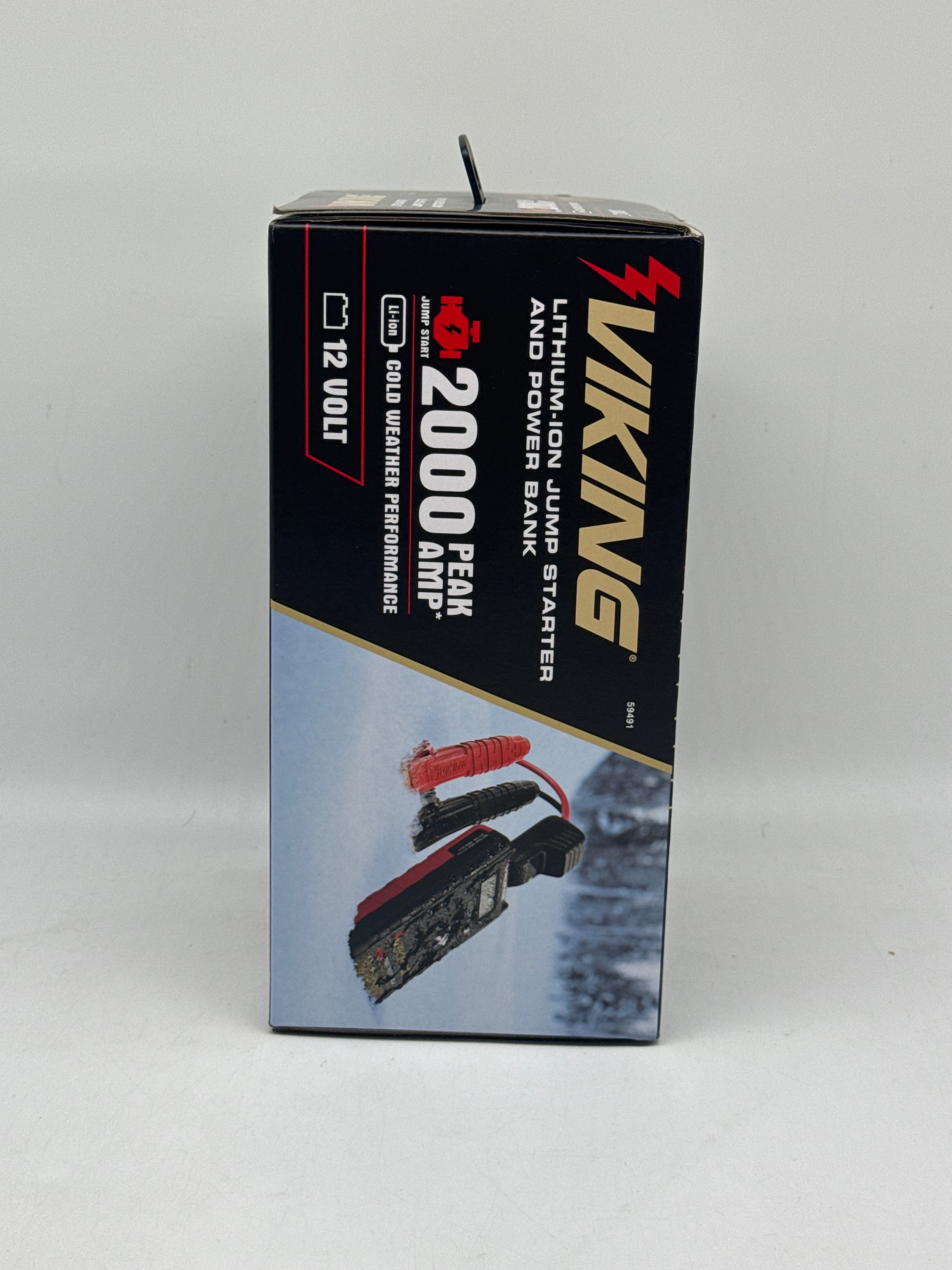 Viking 2000 Amp 12V Jump Starter Black New in Box