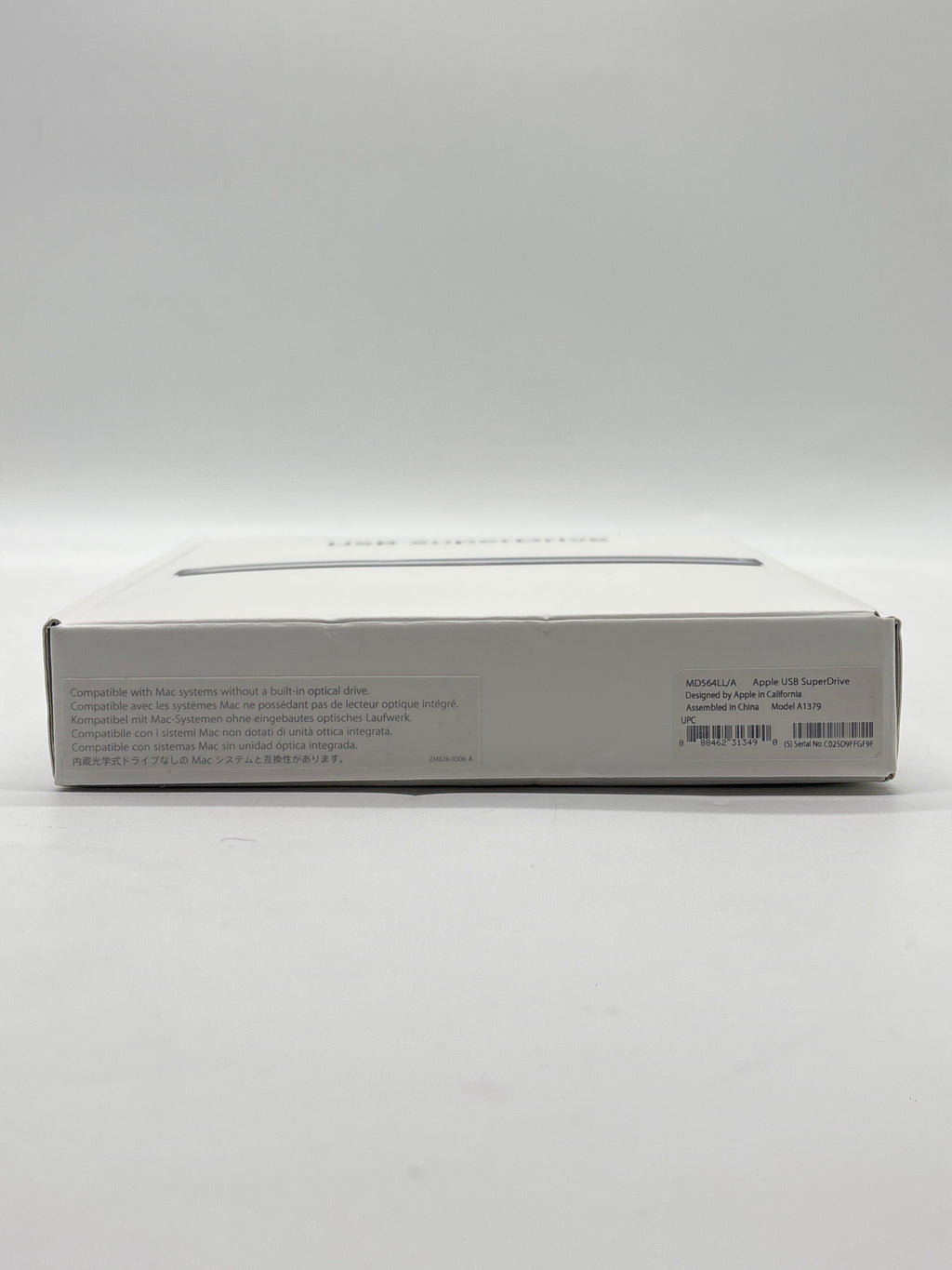 Apple A1379 External USB SuperDrive MD564LL/A Silver