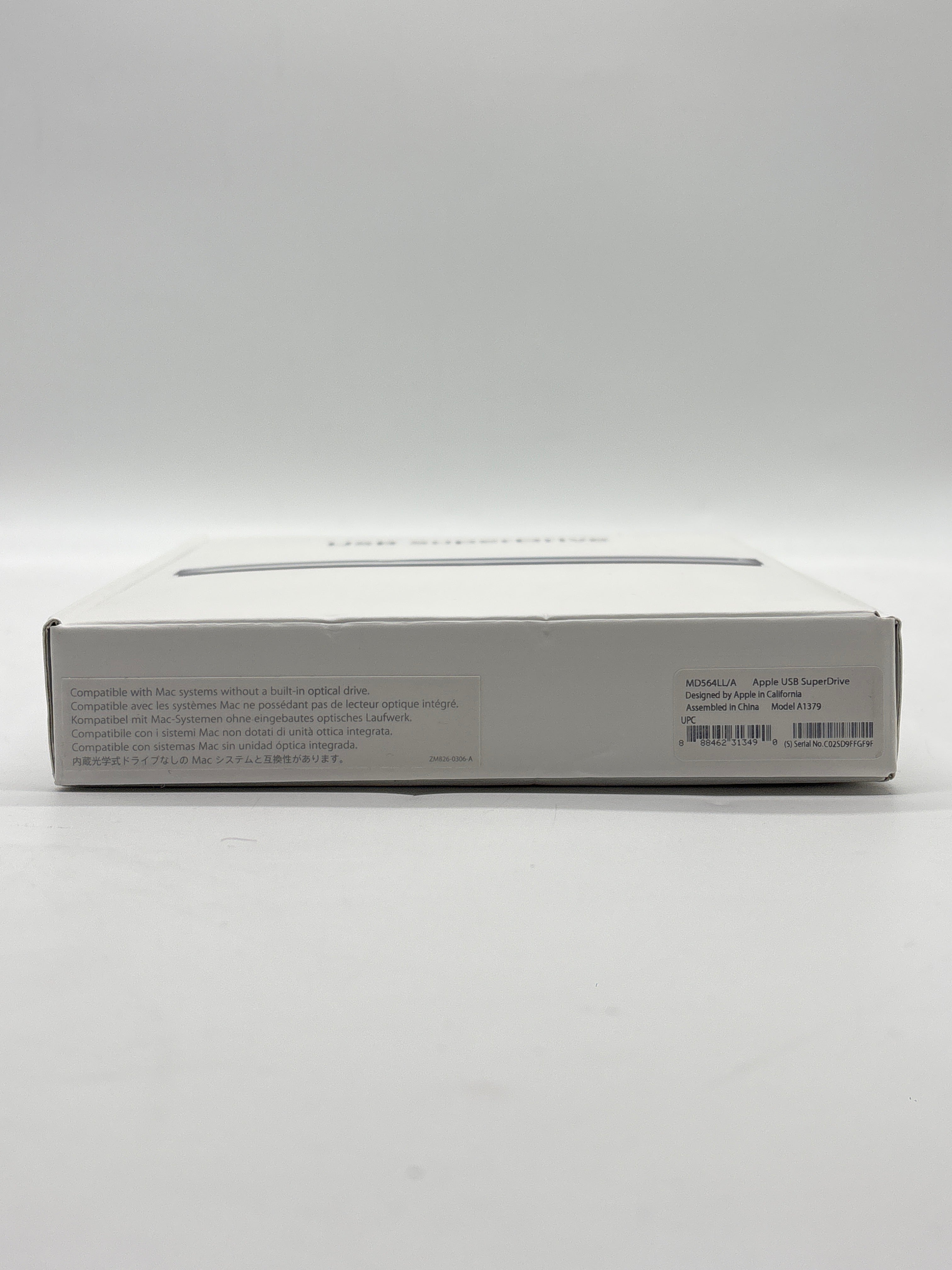 Apple A1379 External USB SuperDrive MD564LL/A Silver