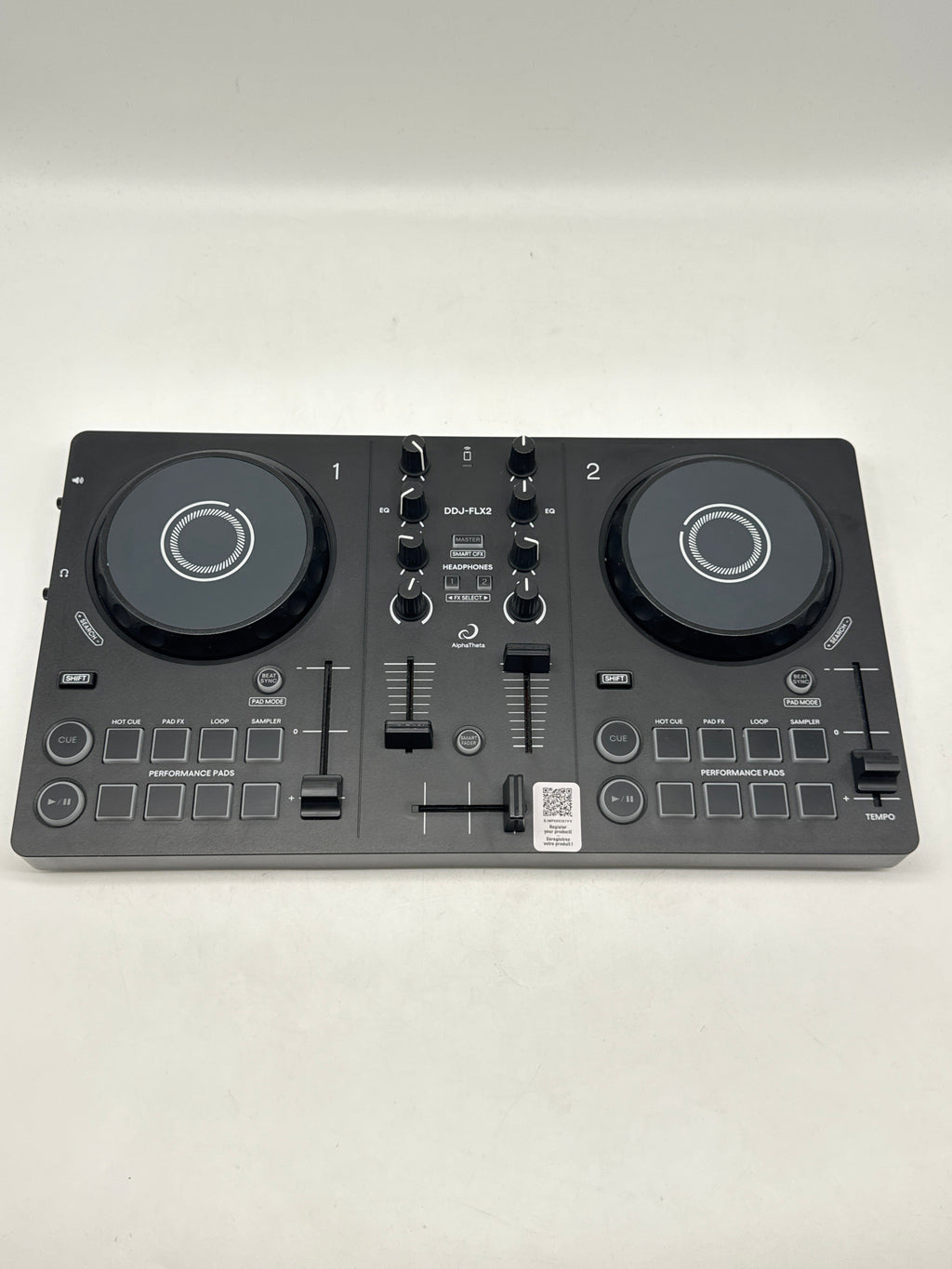 AlphaTheta DDJ-FLX2 Compact 2-Channel DJ Controller