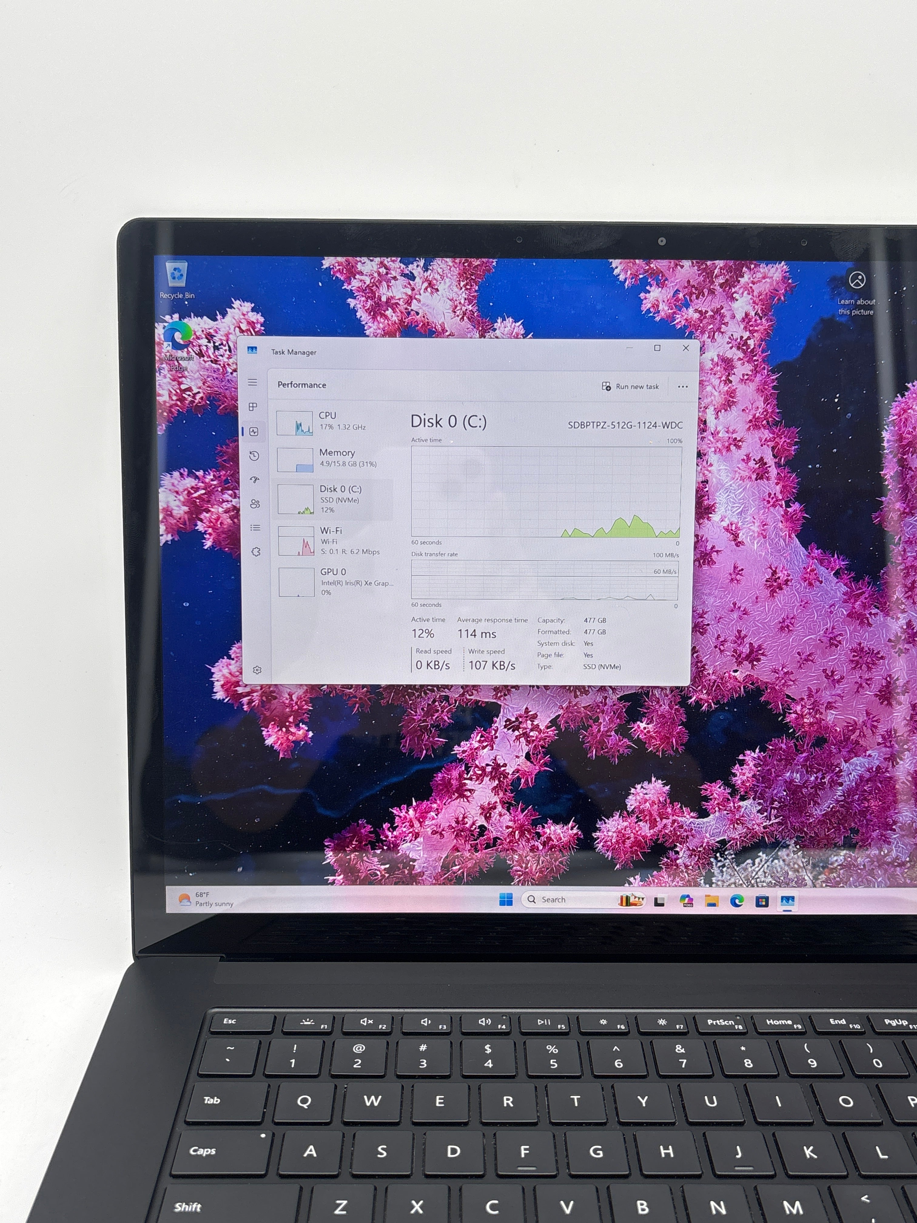 Microsoft Surface Laptop 4 1979 i7-1185G7 16GB RAM 512GB SSD Black - Used