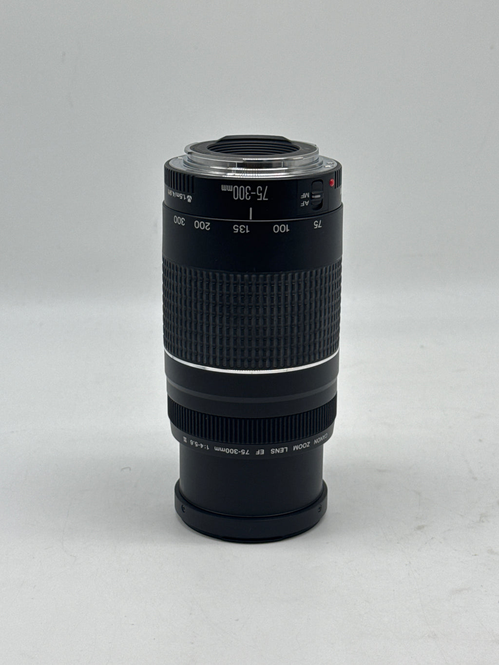 Canon Zoom EF 75-300mm 1:4-5.6 III Telephoto EF EF-S Black - TESTED & WORKS
