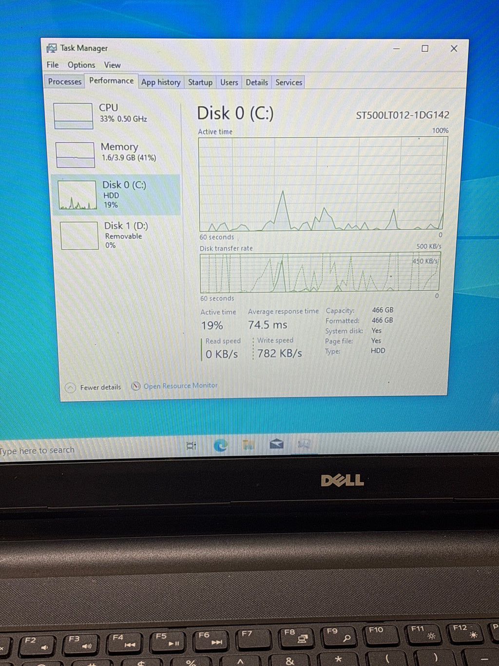 Dell Inspiron 5558 Touch Celeron 3205U 4GB RAM 500GB HD - For Parts (Read DESC)