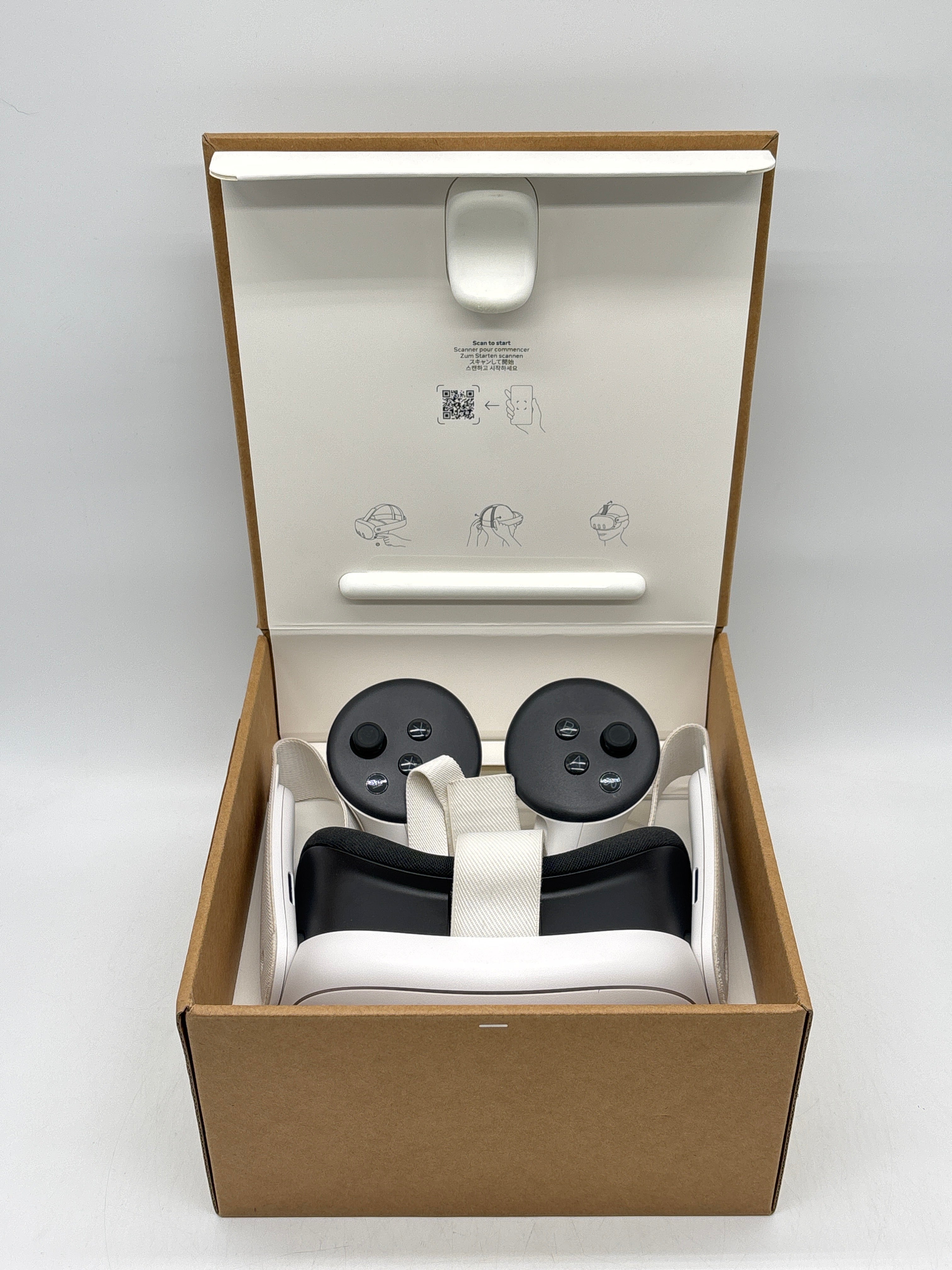 Meta Quest 3 4K 512GB Standalone VR Headset White Used with Box
