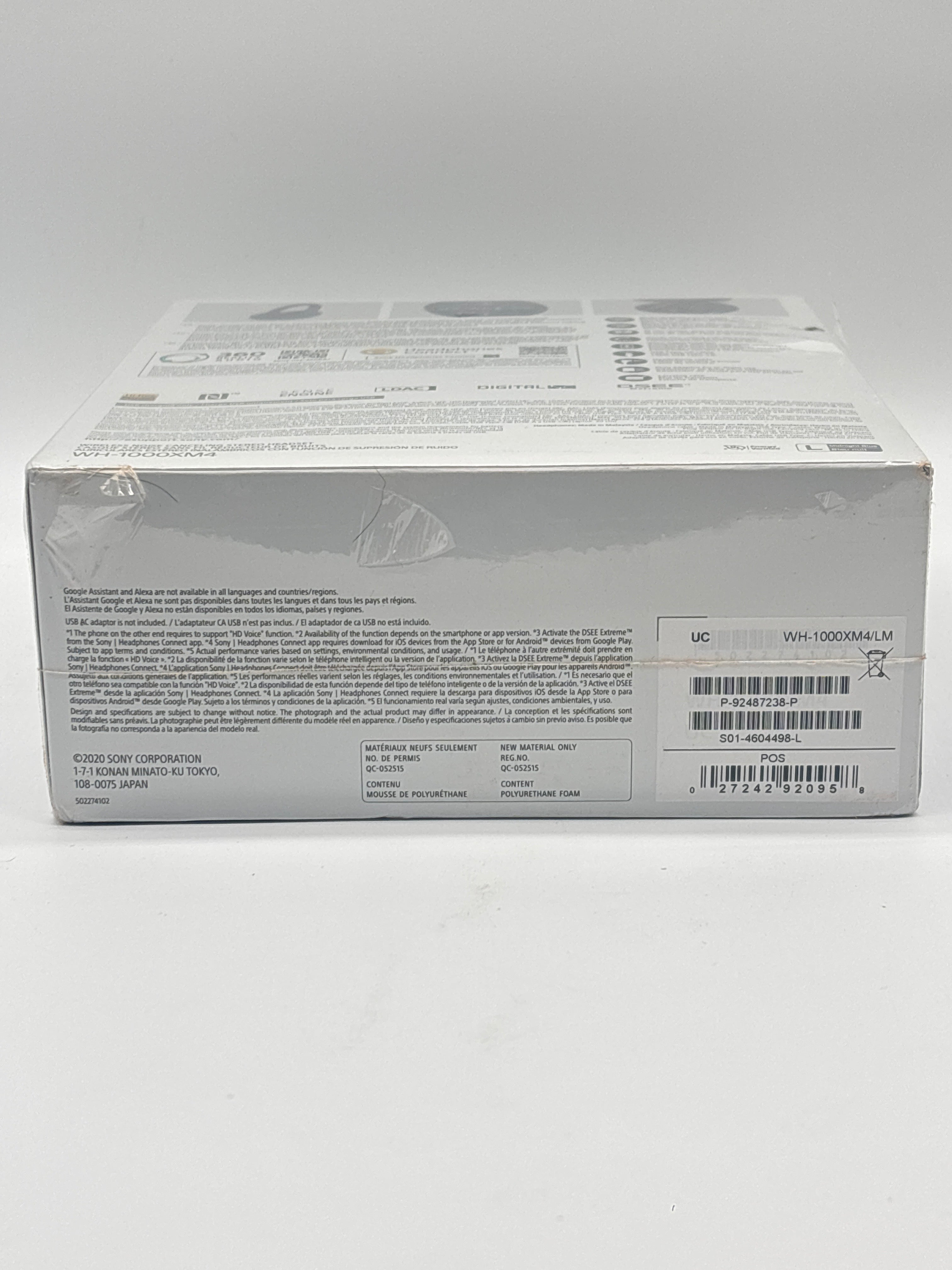 Sony WH-1000XM4 Wireless Premium Noise Canceling Overhead Headphones Blue - New