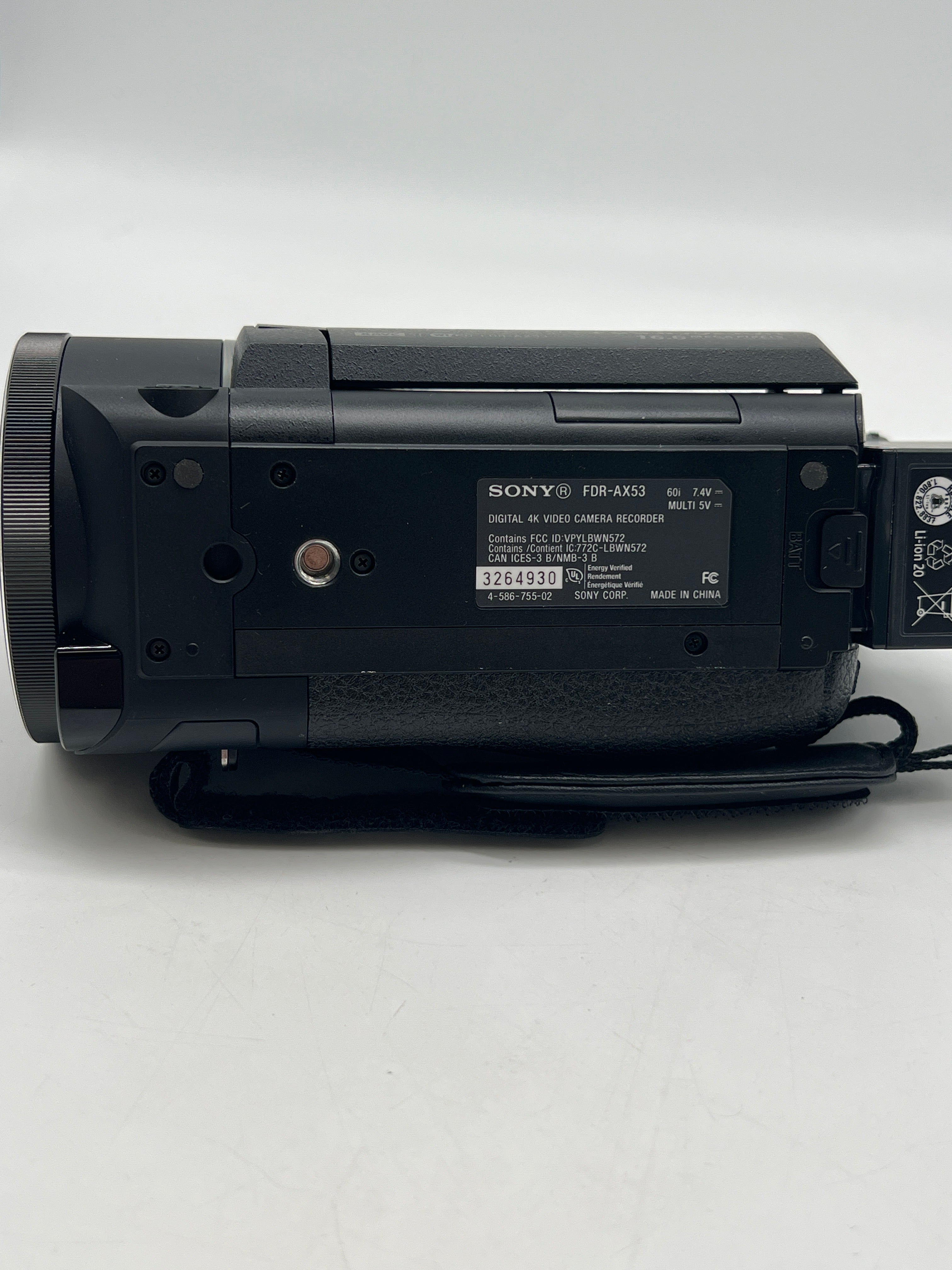 Sony FDR-AX53 Handycam Handheld 4K Ultra HD Camcorder - Used