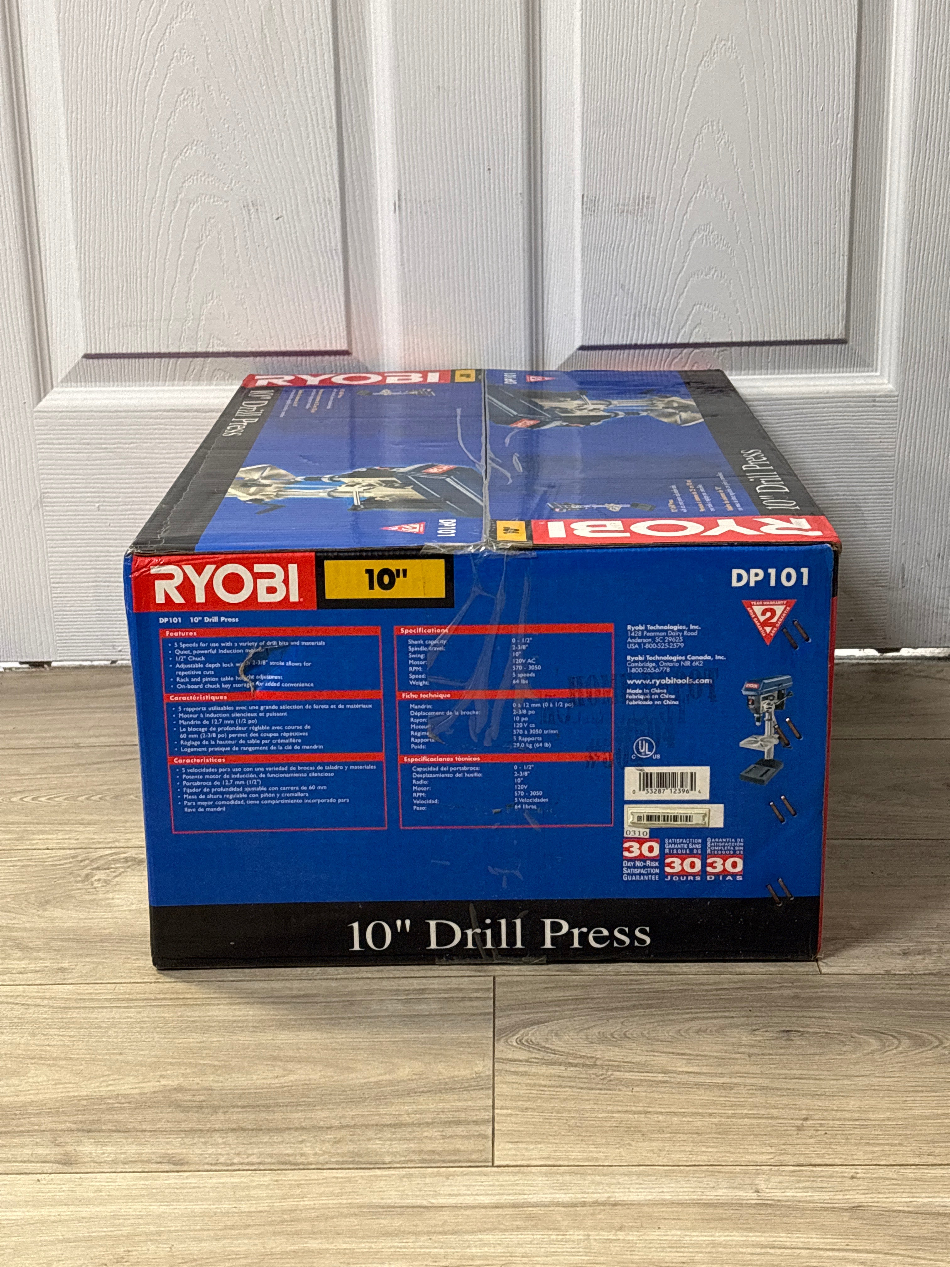 Ryobi DP101 10" Drill Press - New in Box
