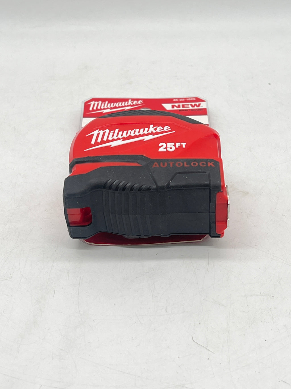 Milwaukee Measuring Tape 25 ft Steel Blade Compact Model 48-22-1825 Red New In Box