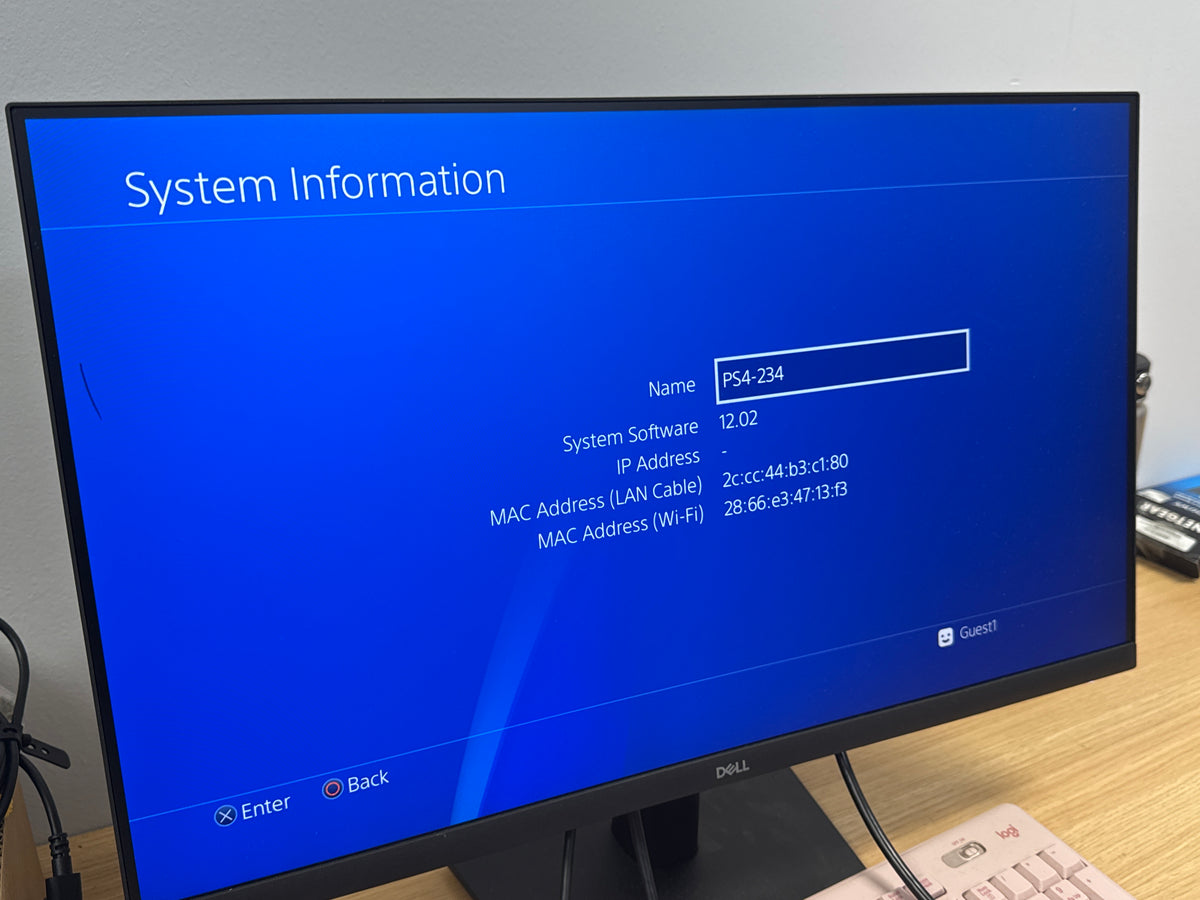 Sony PlayStation 4 Slim CUH-2215B 1TB HDD Black with 2 Controllers - Used