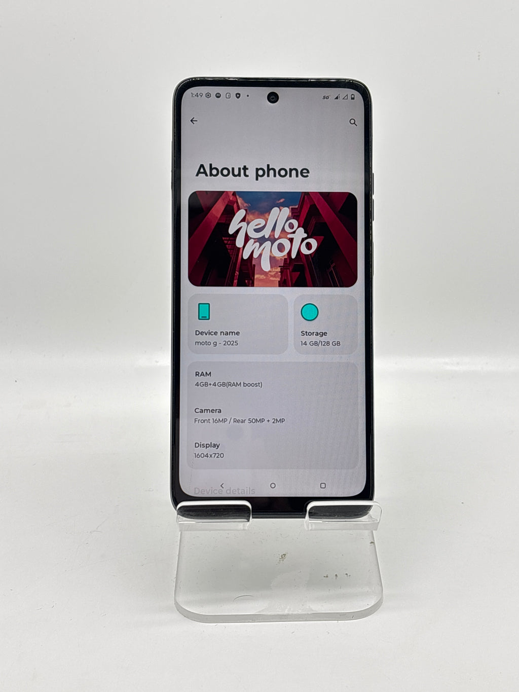 Motorola Moto G 5G 2025 128GB Cricket Wireless - Used