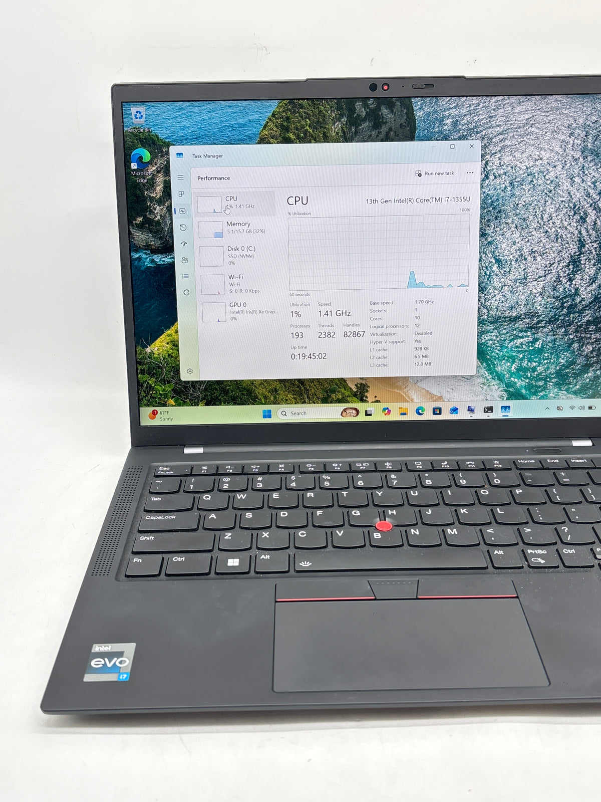 Lenovo ThinkPad X1 Carbon Gen 11 i7-1355U 16GB RAM 512GB SSD 14in - Used