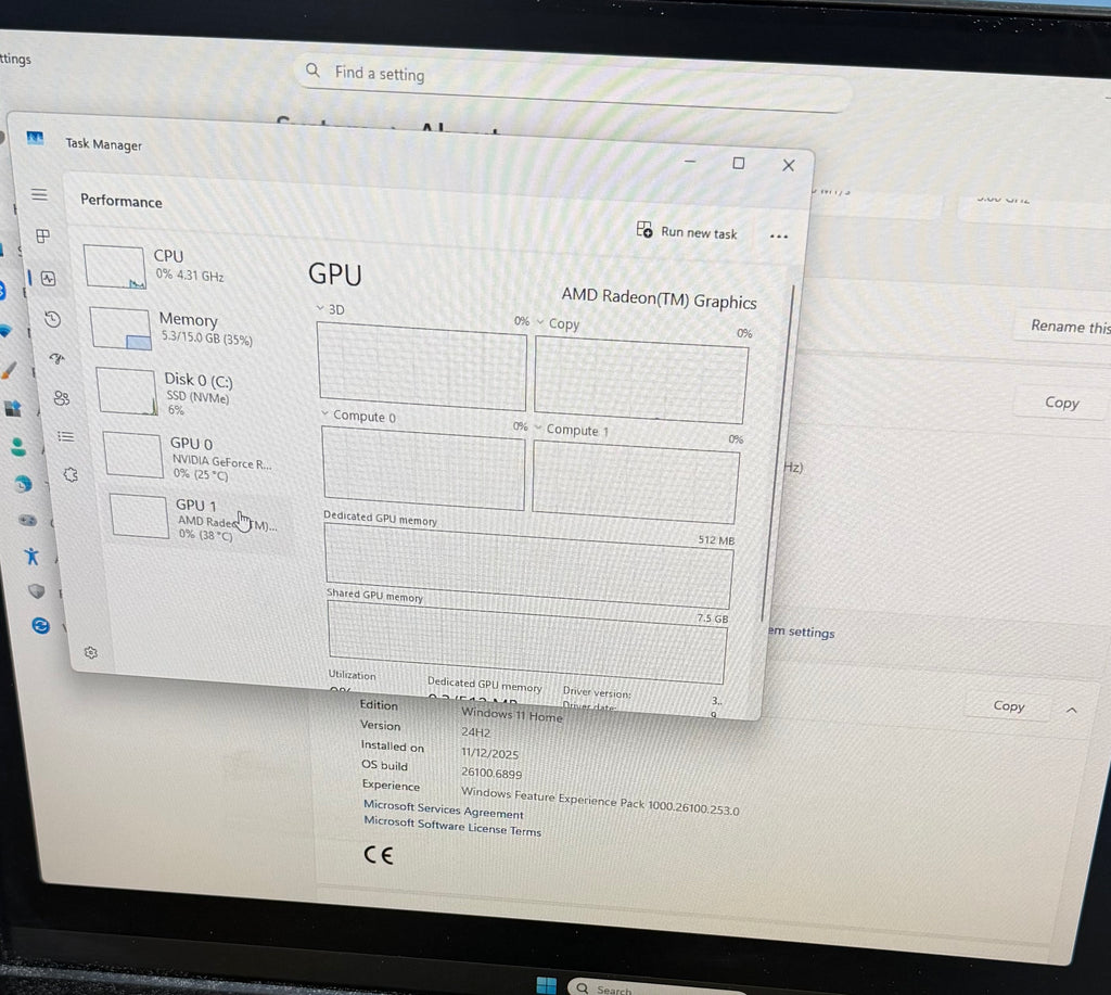 HP OMEN 40L Desktop Computer Ryzen 7 7700 16GB RAM 1TB SSD GeForce RTX 4060 Ti (Used)