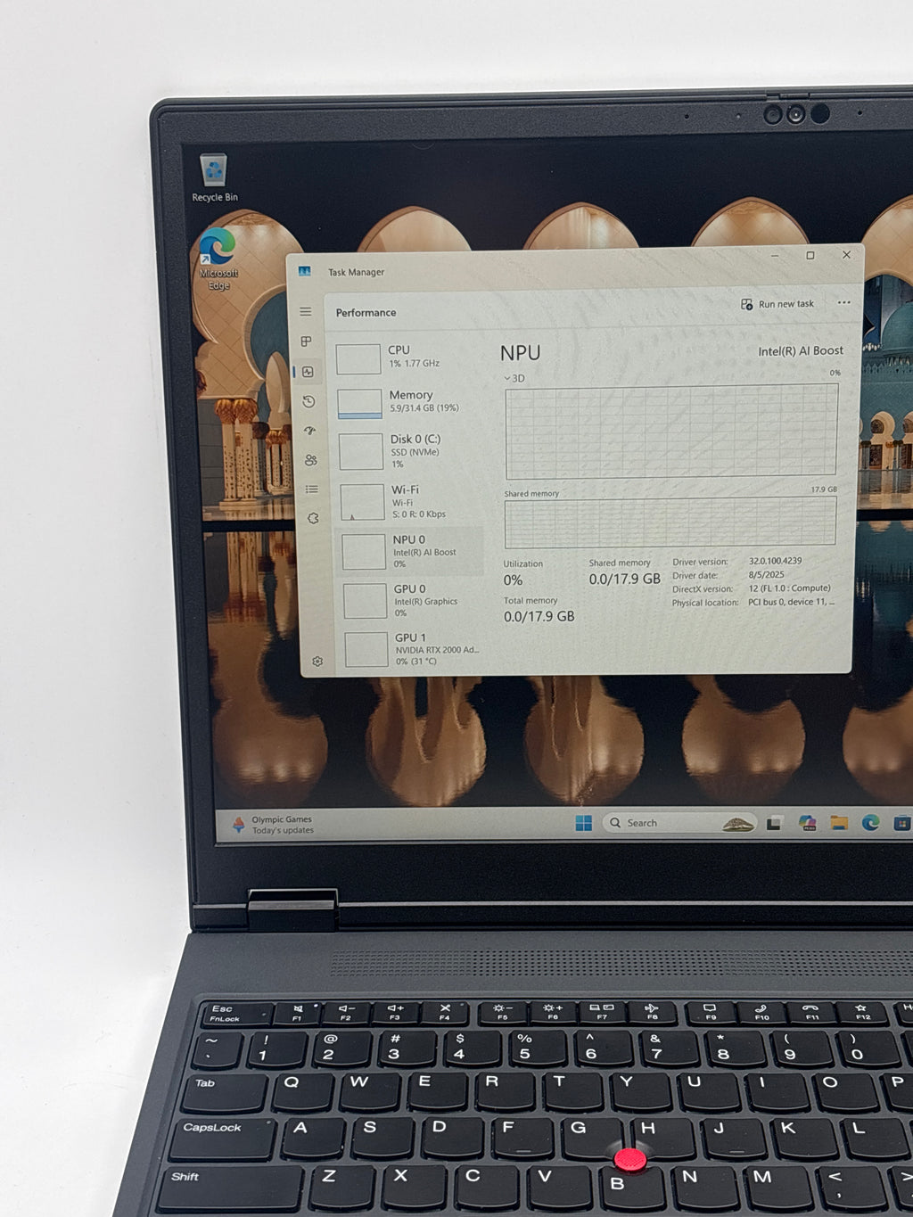 Lenovo ThinkPad P16v Gen 2 Ultra 7 165H 32GB RAM 512GB SSD RTX 2000 Ada  - Warranty