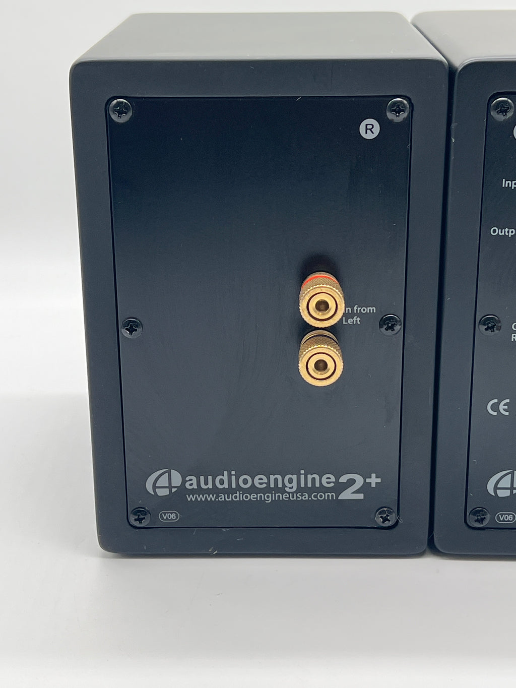 Audioengine A2+ 6in Black Wired Desktop Speakers 2.0 Table Speaker- Used