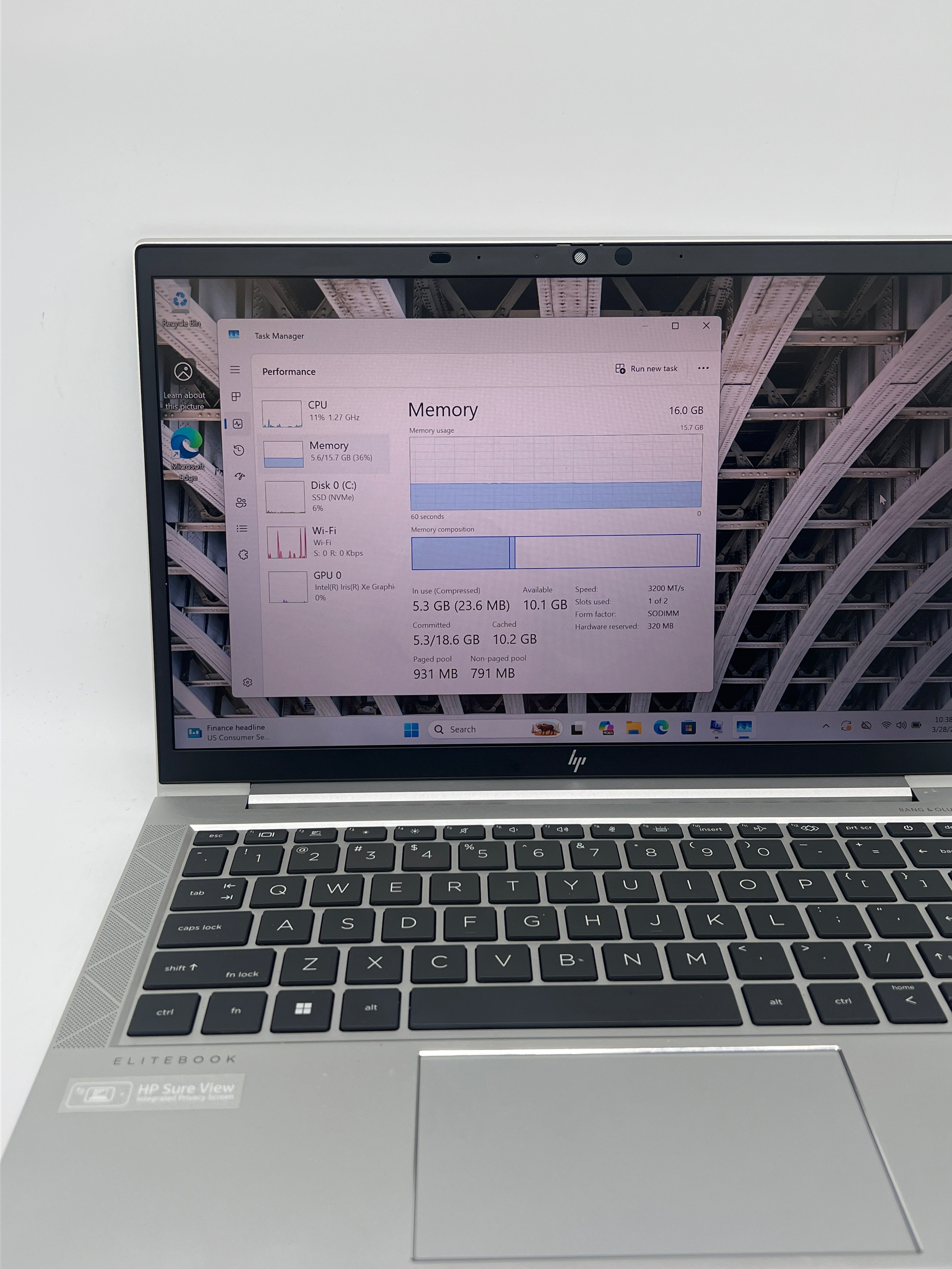 HP EliteBook 830 G8 Core i7-1185G7 16GB RAM 512GB SSD - For Parts (Read)