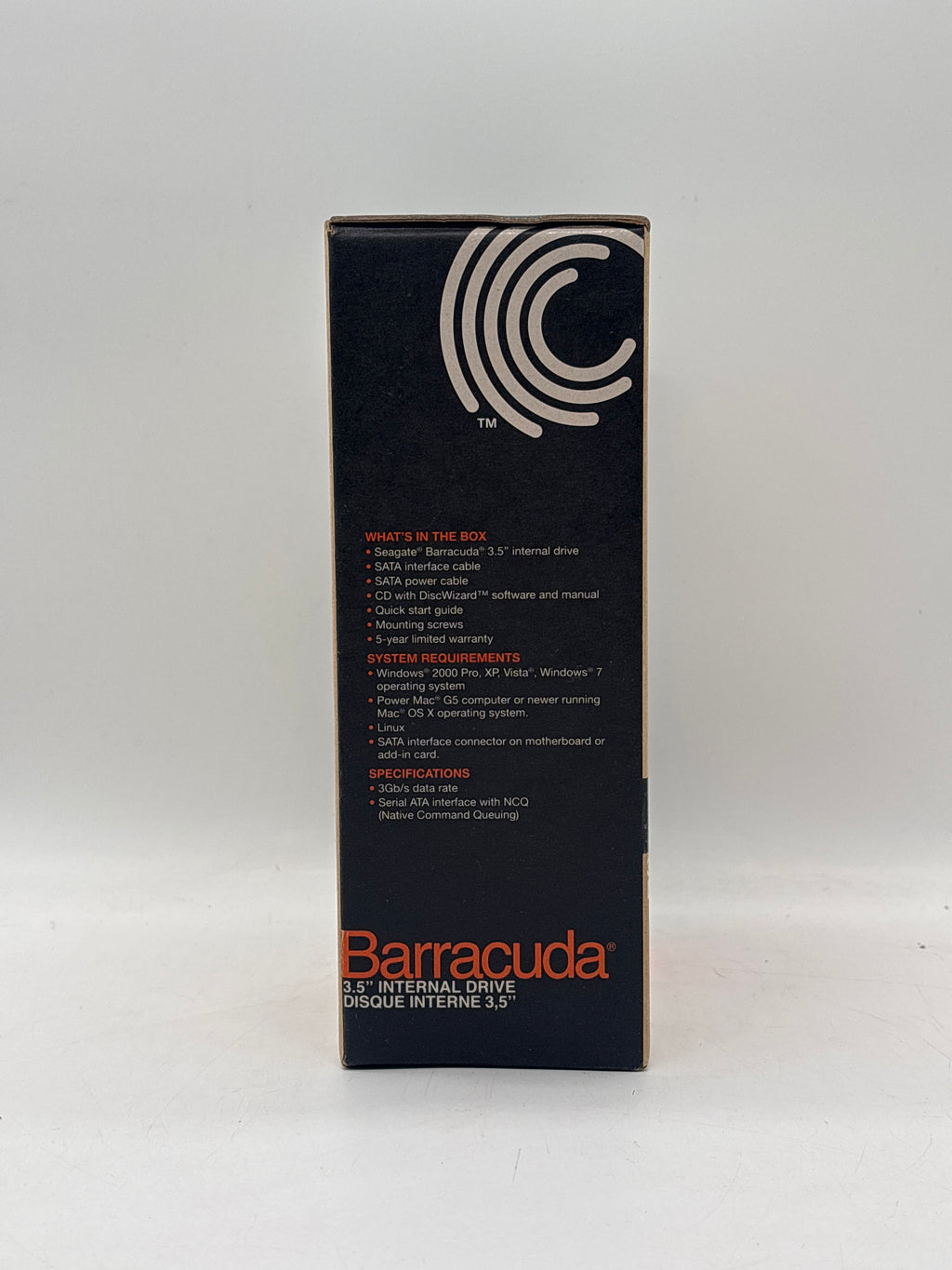 Seagate Barracuda ST320005N4A1AS-RK 3.5 SATA Internal Drive 2TB