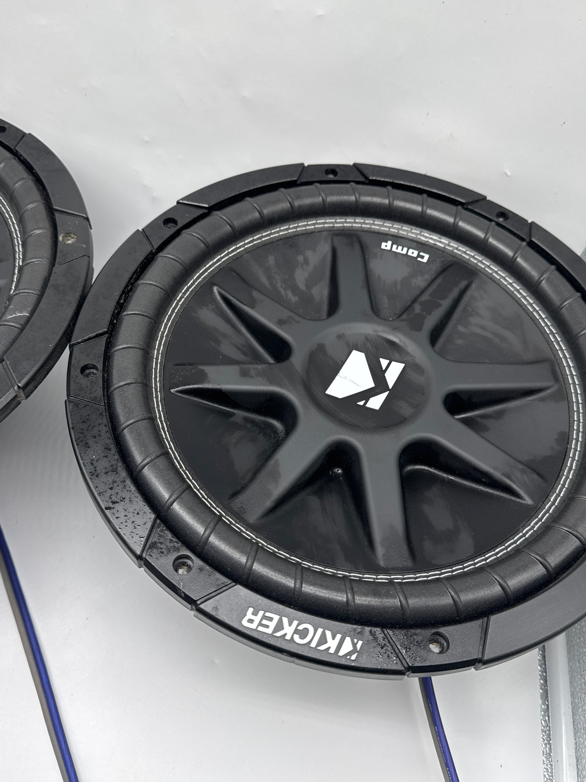 Kicker 43C124 Comp Series 12in 4-Ohm Subwoofers Pair 300W RMS 600W Peak - Used
